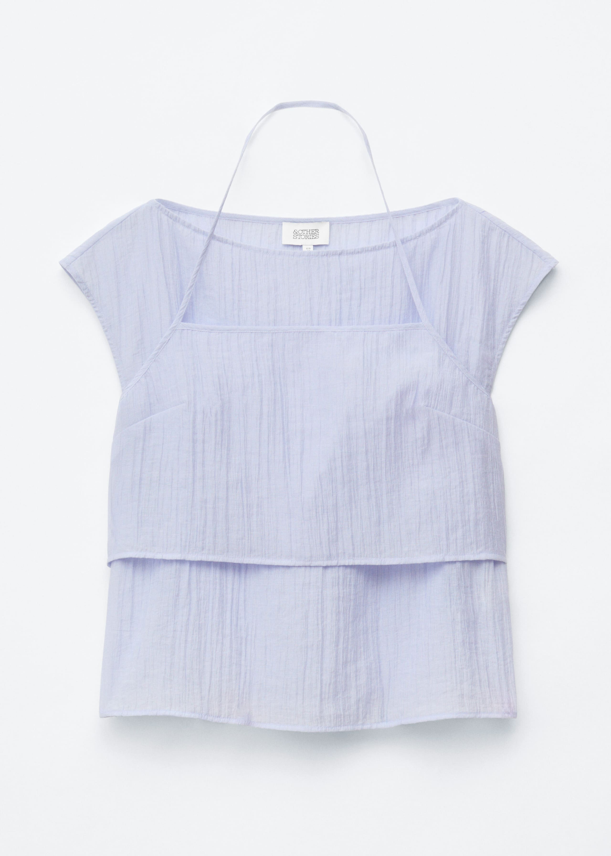 Image of Layered Crinkled Top