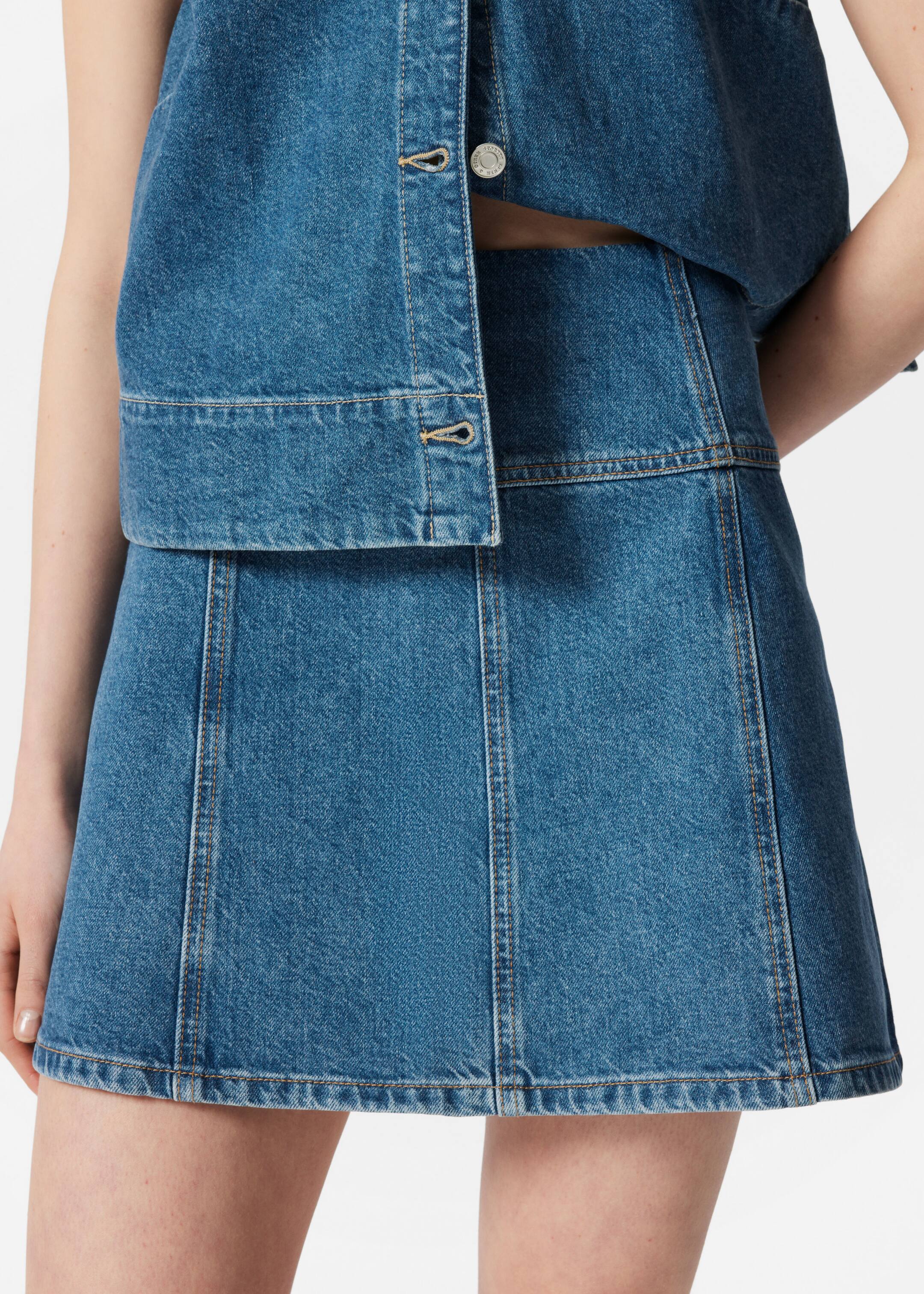 Visa större bild: Minikjol i denim - Blå - DAM | H&M SE 2