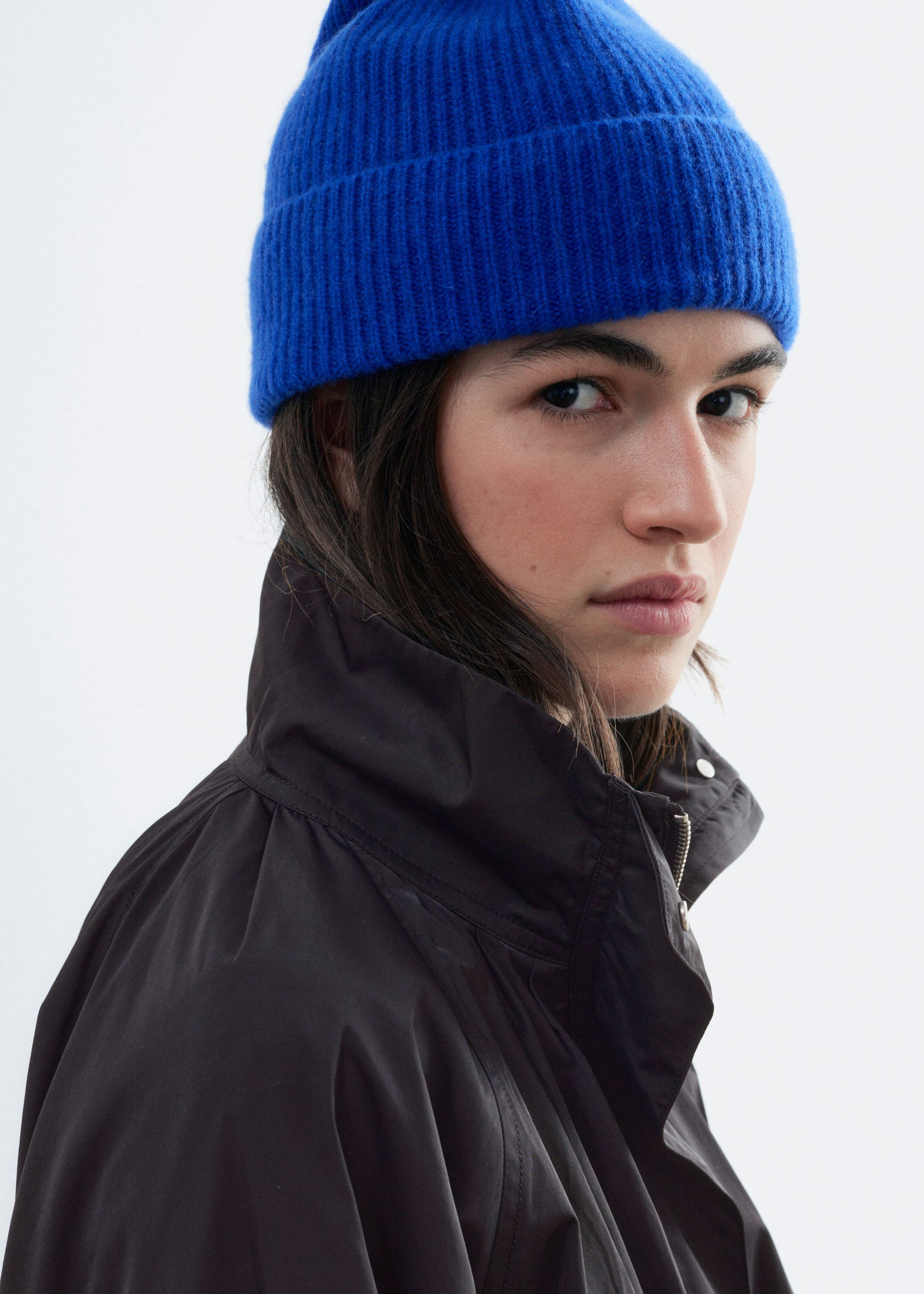 Cashmere Beanie - Blue - Still Life