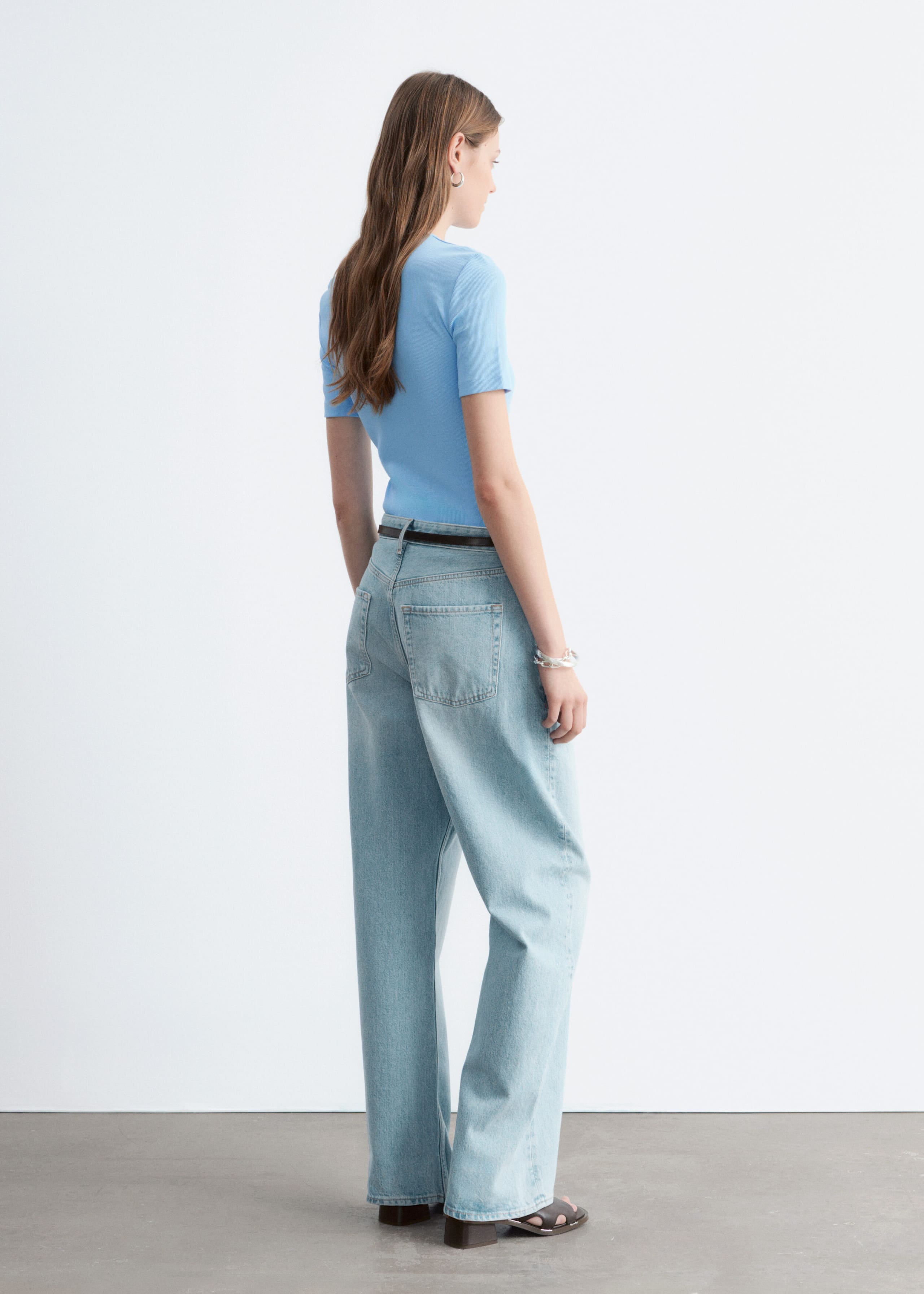 Image of Ribbed T-shirt