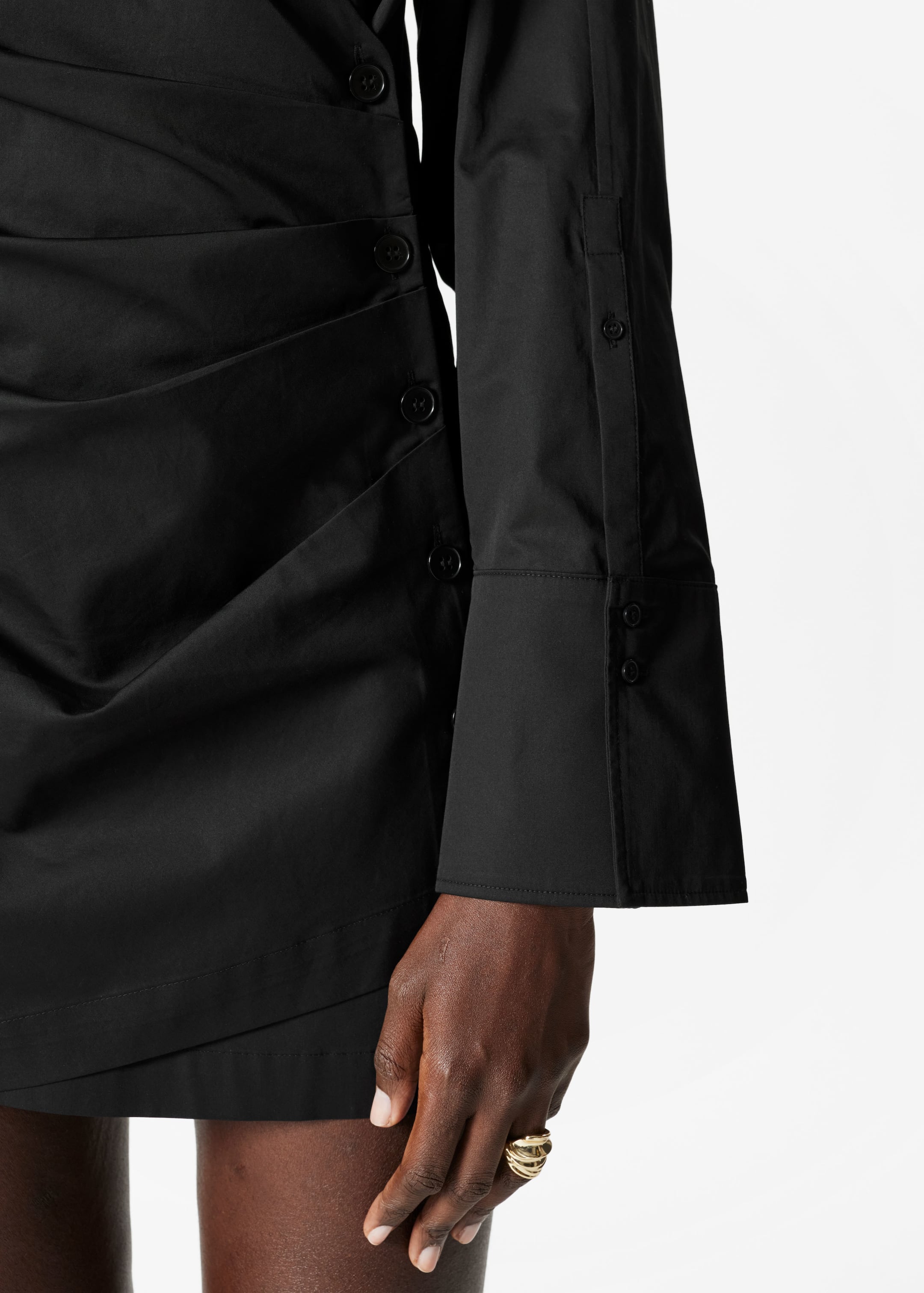 Visualizza immagine più grande: Mini chemisier a portafoglio - Nero - DONNA | H&M IT 2