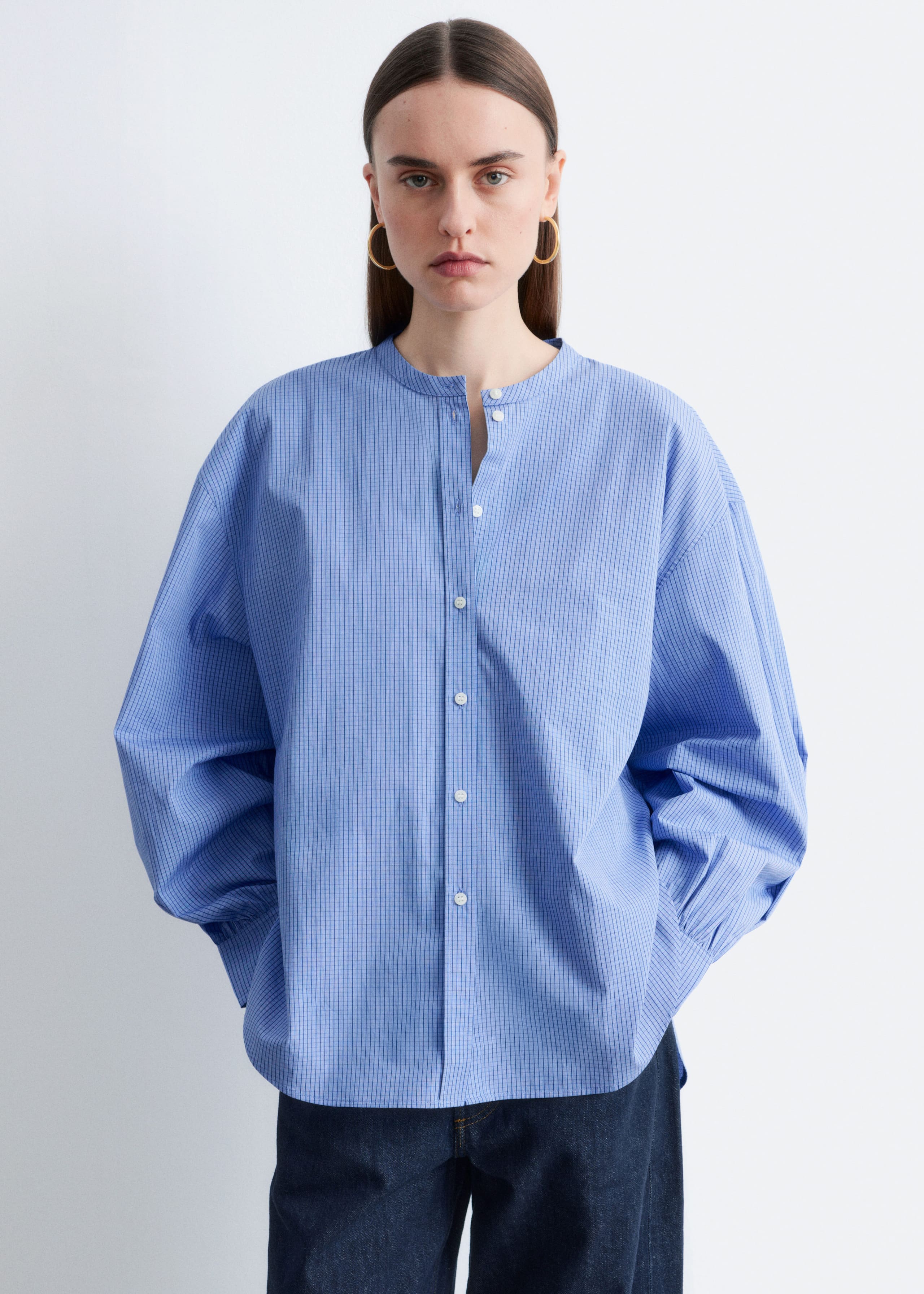 Image of Oversized Cotton Shirt