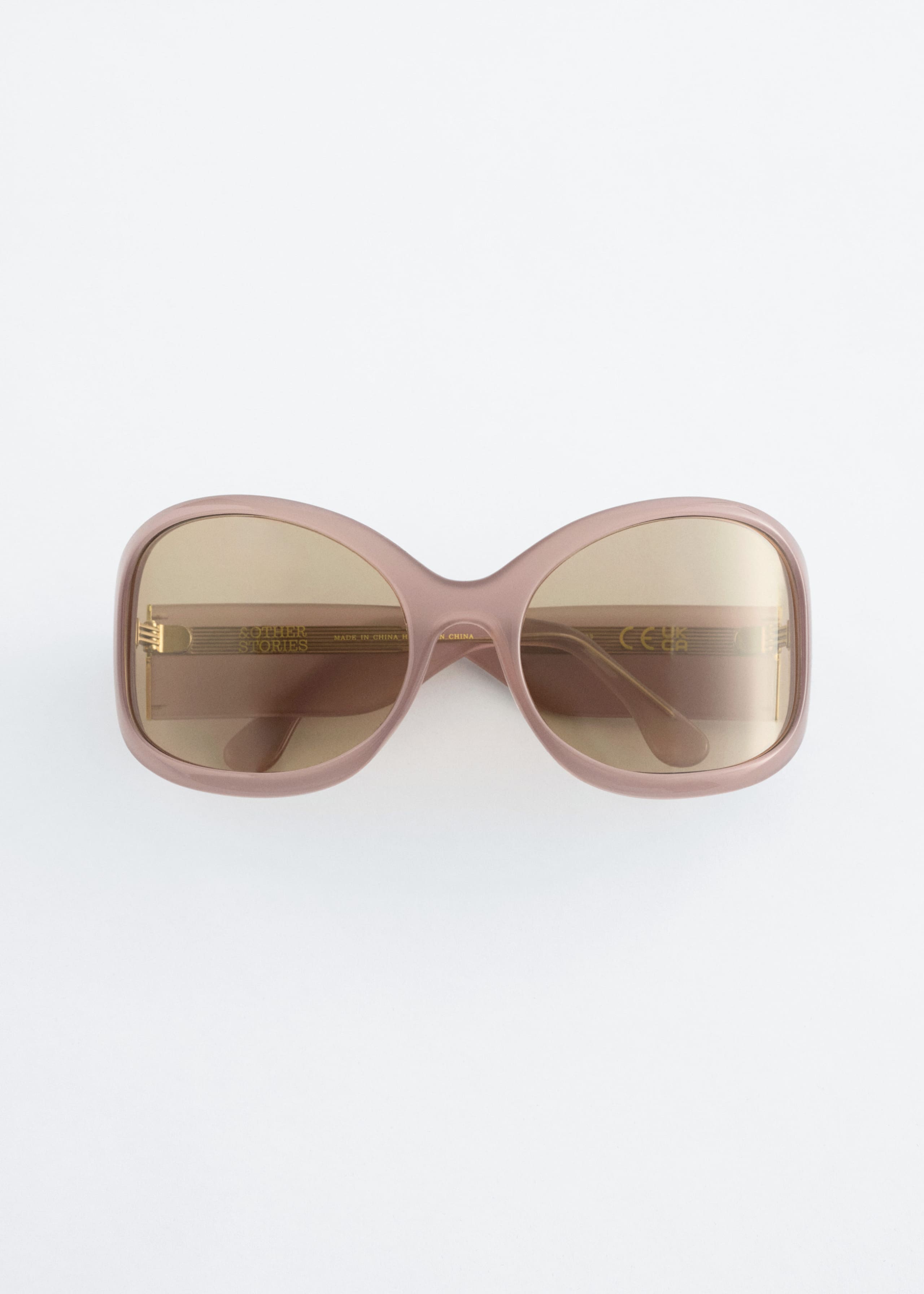 Oversized Oval Frame Sunglasses