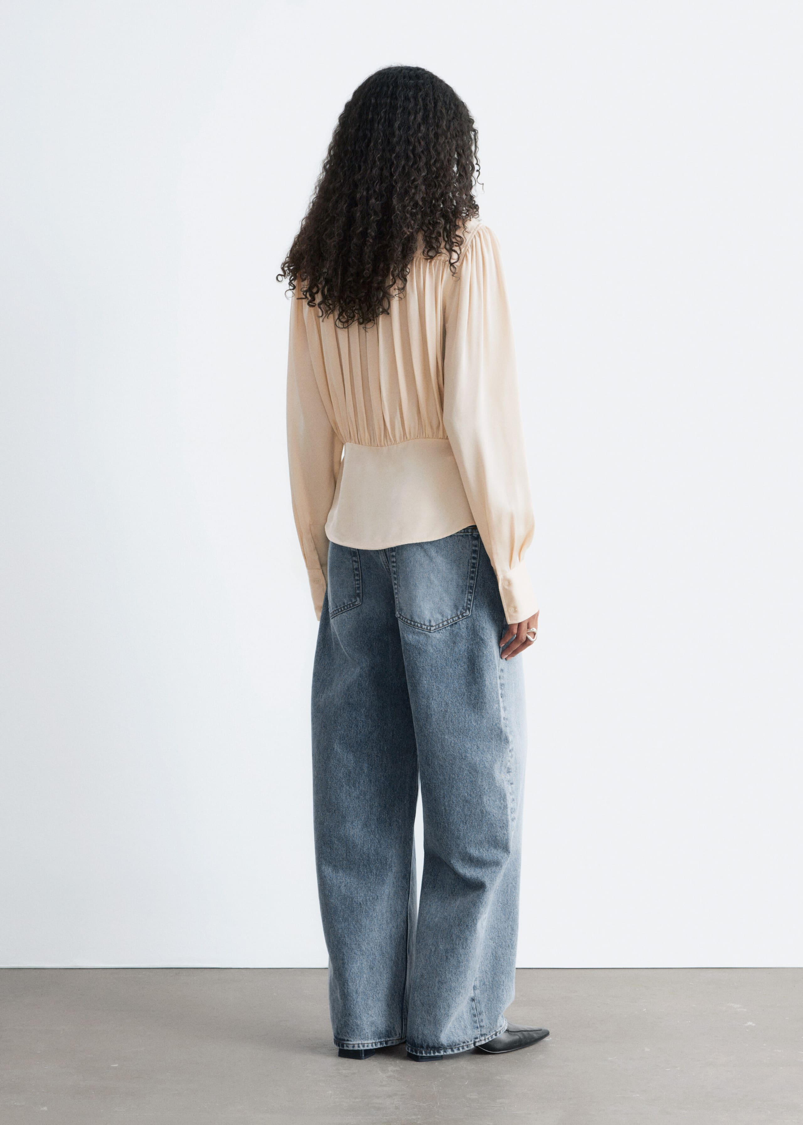 Image of Blusa con arricciature