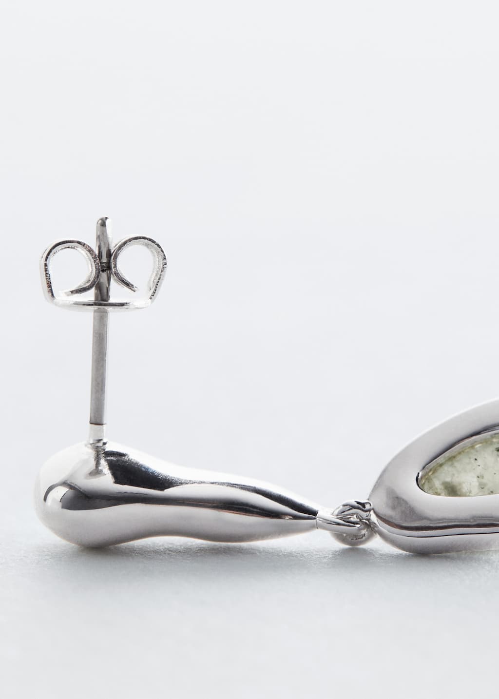 Image of Stone Pendant Earrings