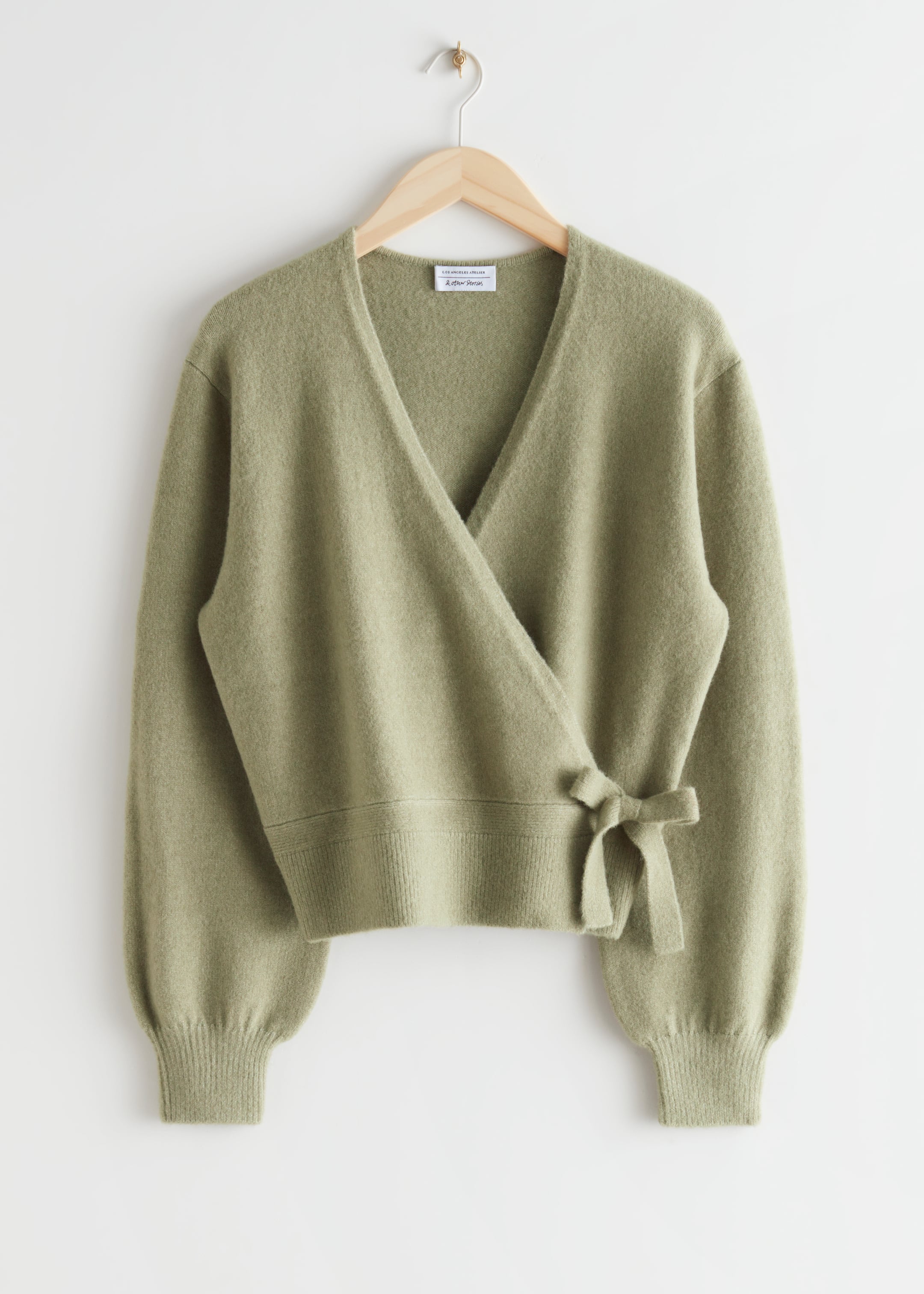 View larger image: Wrap Cardigan - Khaki - Ladies | H&M GB 1