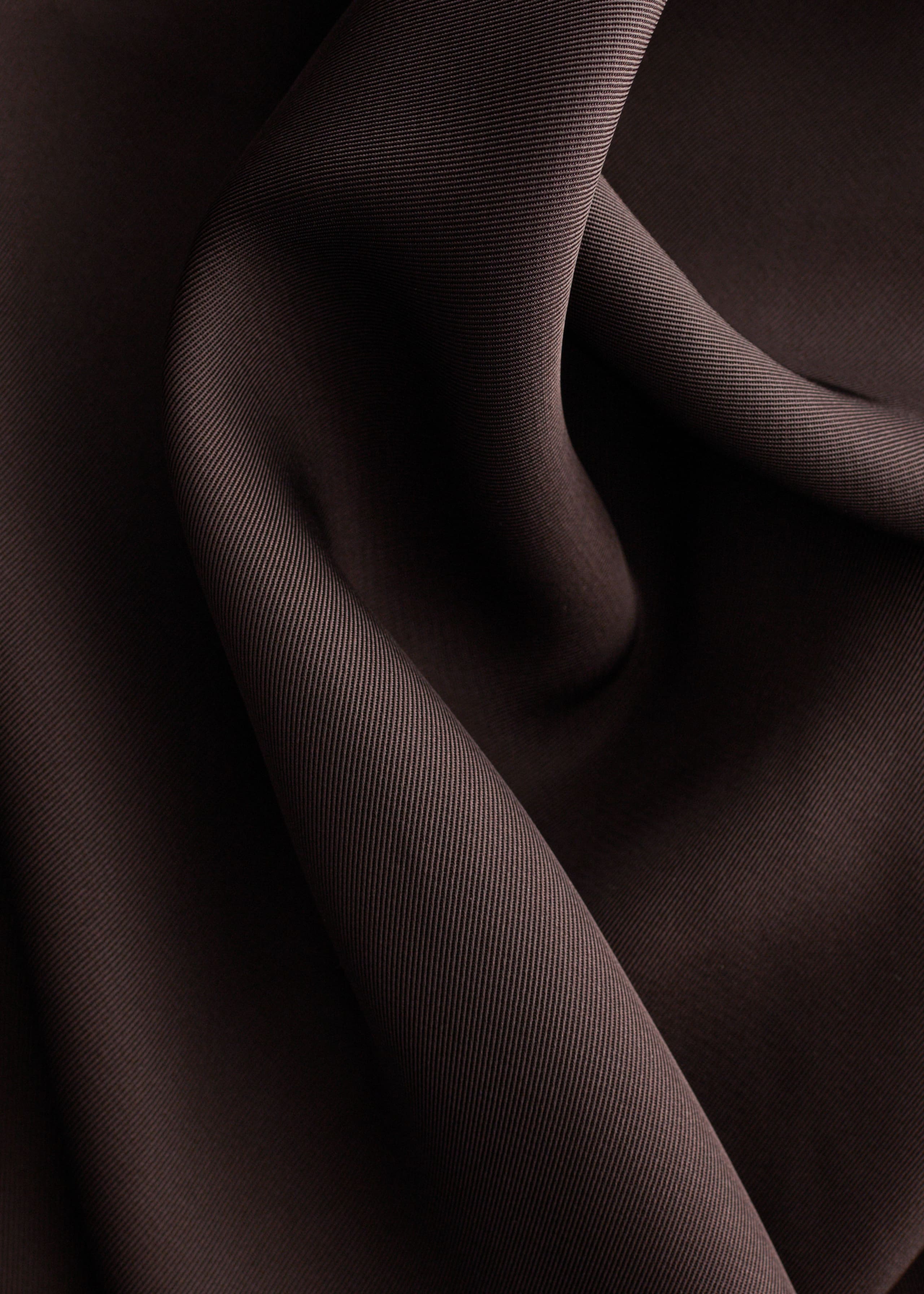 Scarf-Neck Midi Dress - Green/Micro dots - Still Life