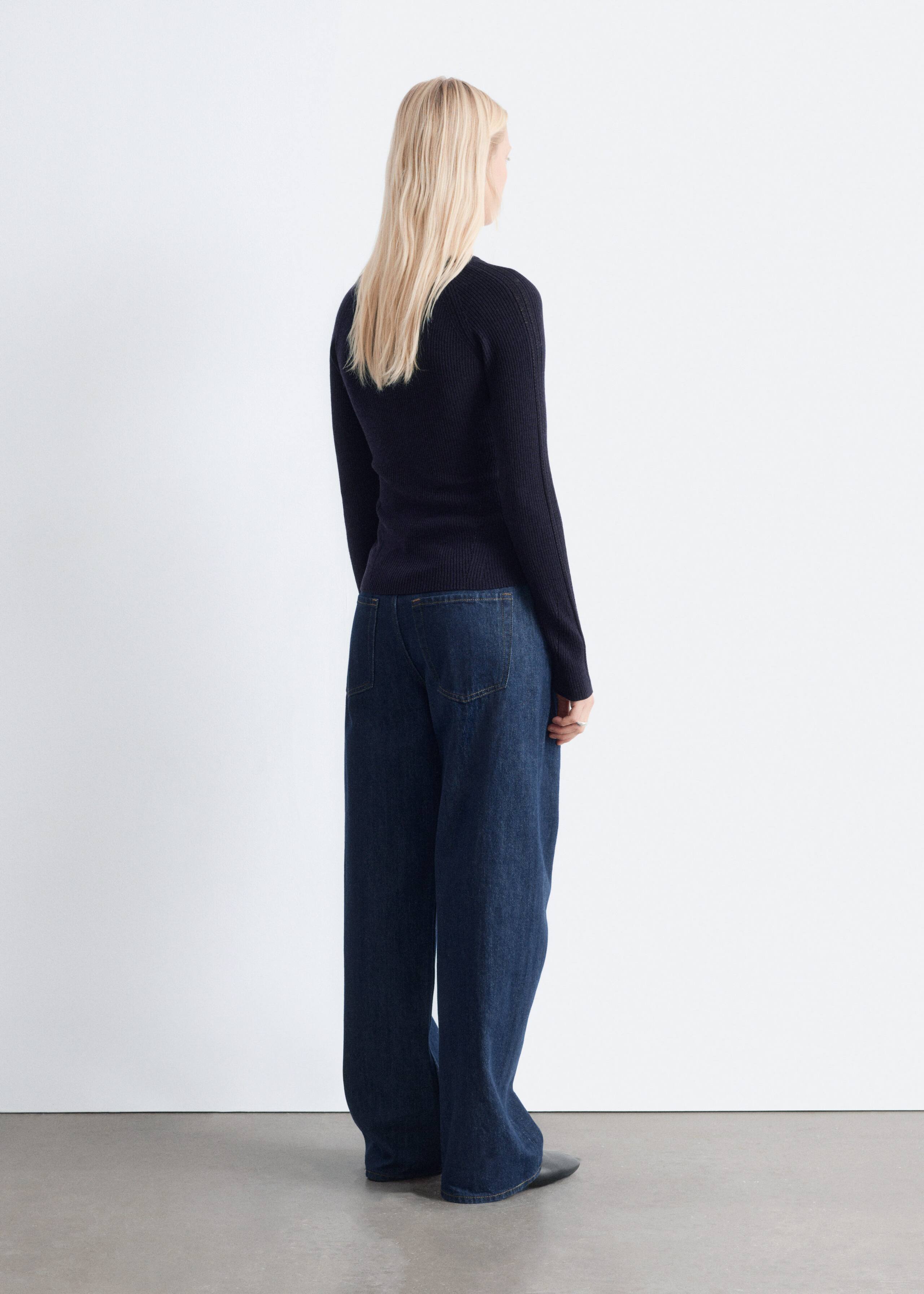 Image of Half-Placket Wool Top