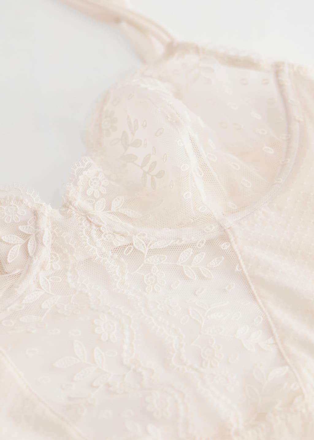 EmbroideredLace-TrimBodysuit - {{variantName}} - Detalle descriptivo