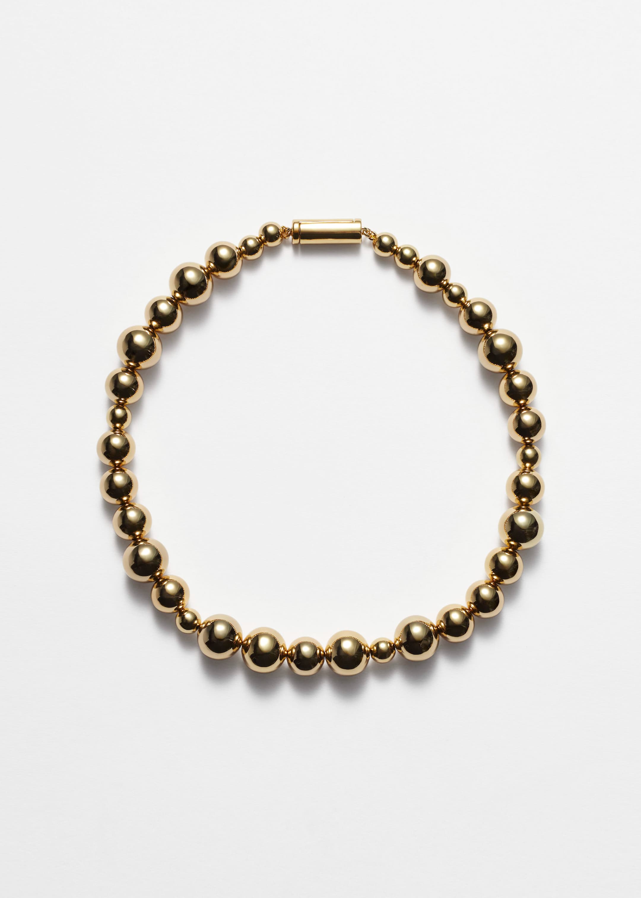Ingrandisci l'immagine: Asymmetrical Beaded Necklace - Gold - DONNA | H&M CH 1