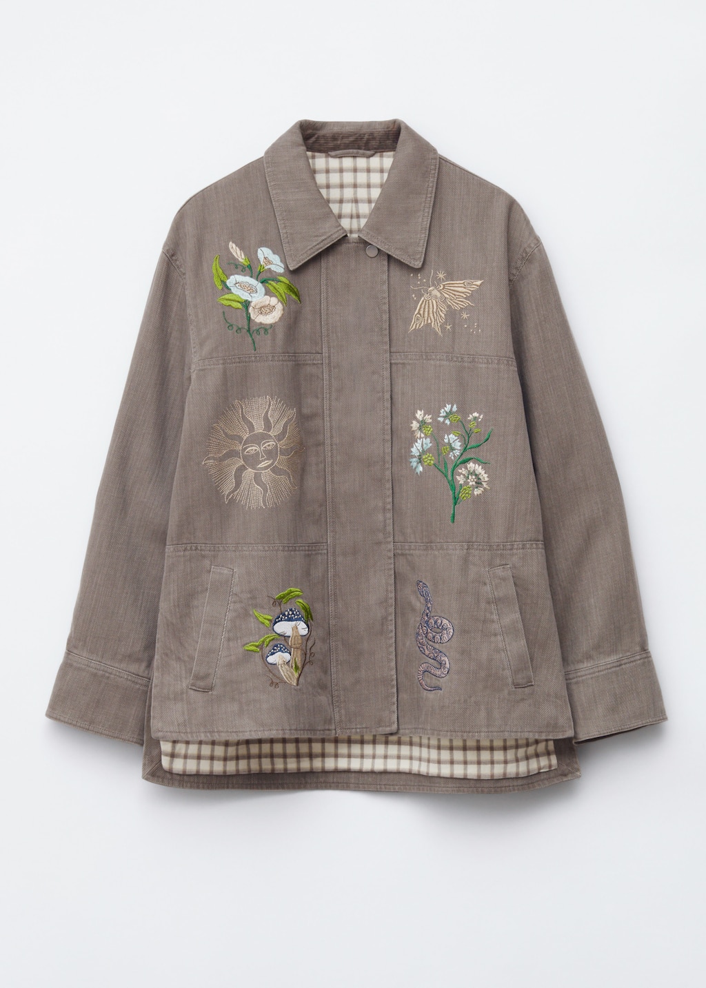 Image of Bestickte Hemdjacke