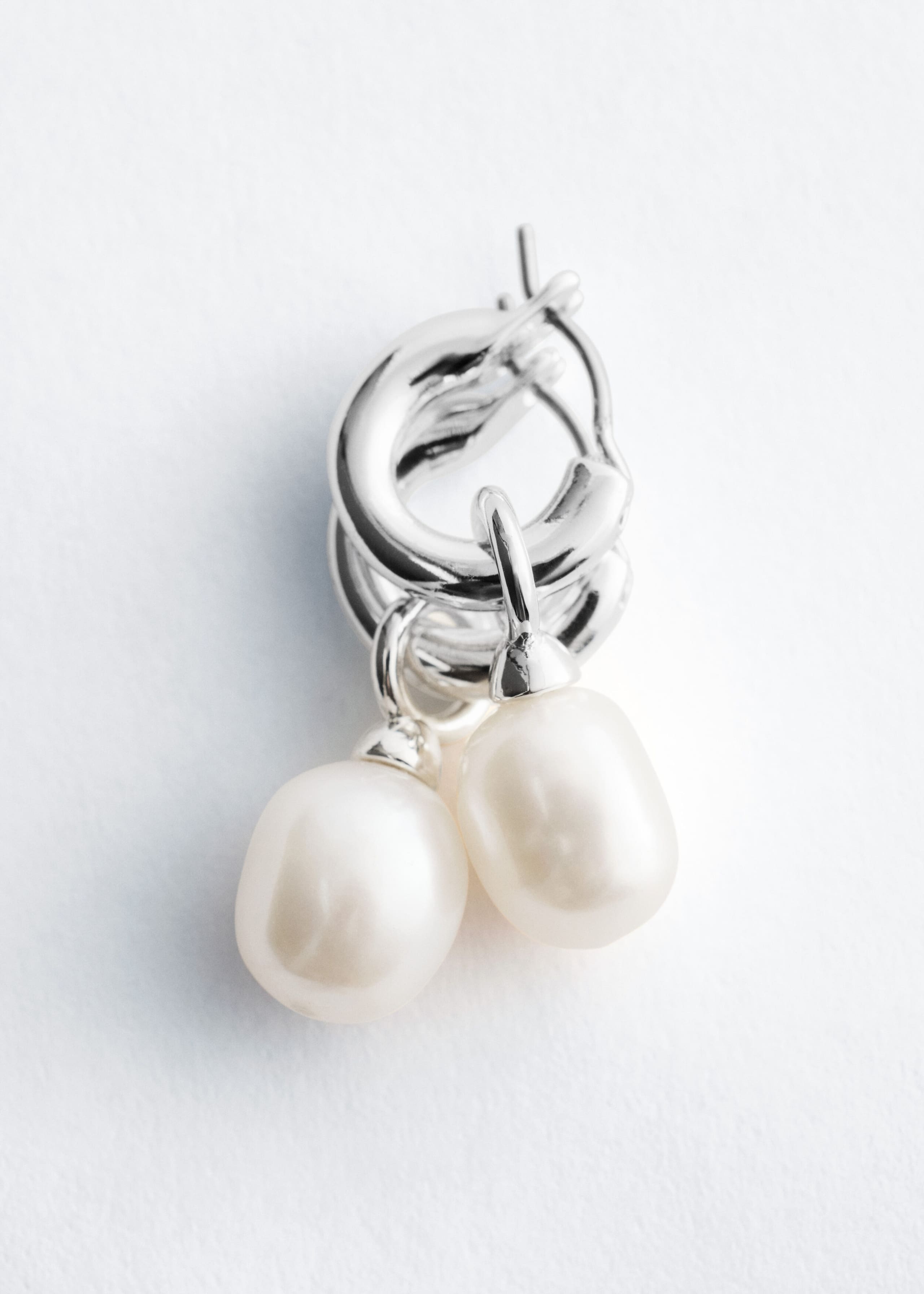 Boucles d’oreilles avec perles de culture - Argenté - Still Life