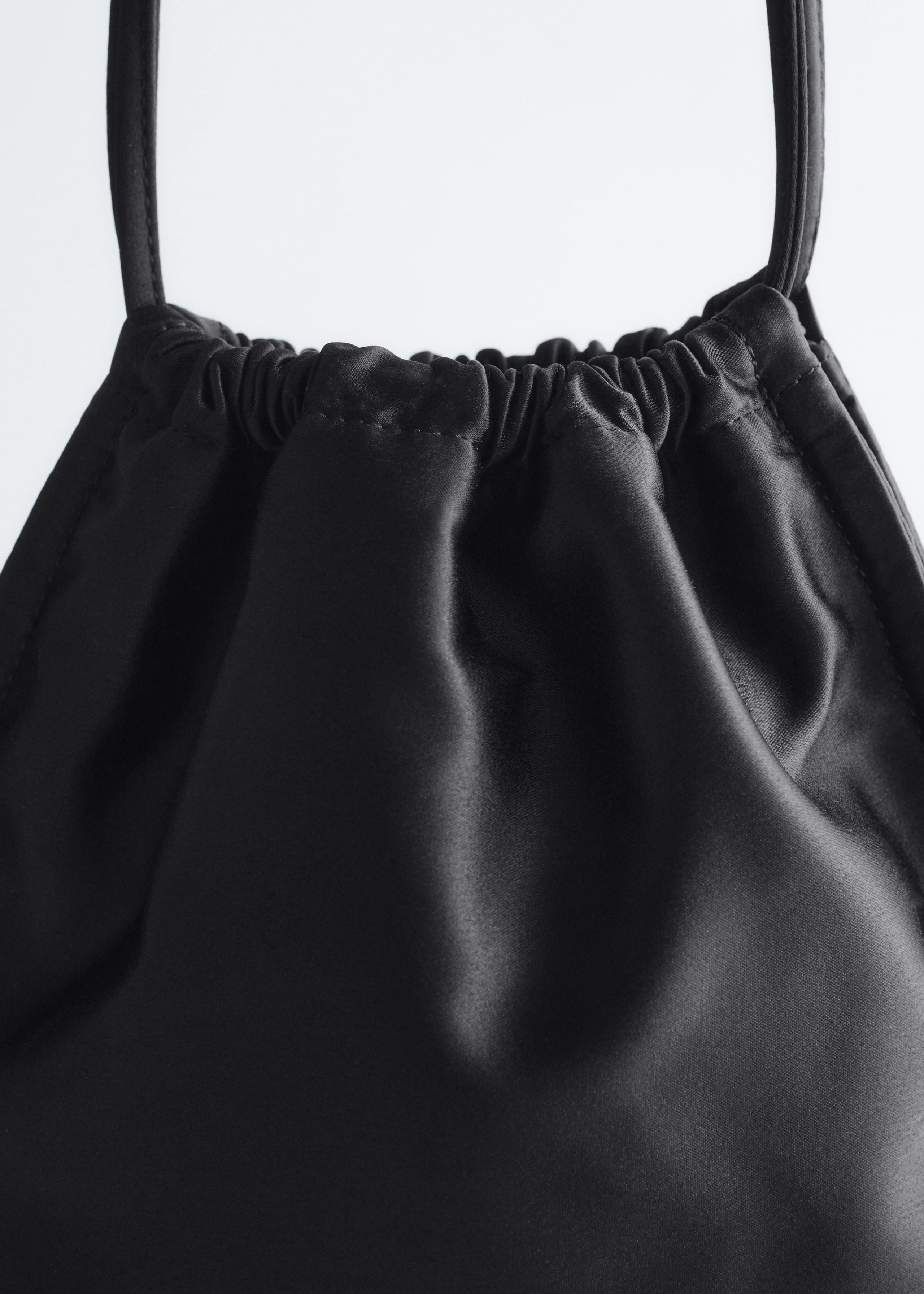 Image of Satinväska med dragsko