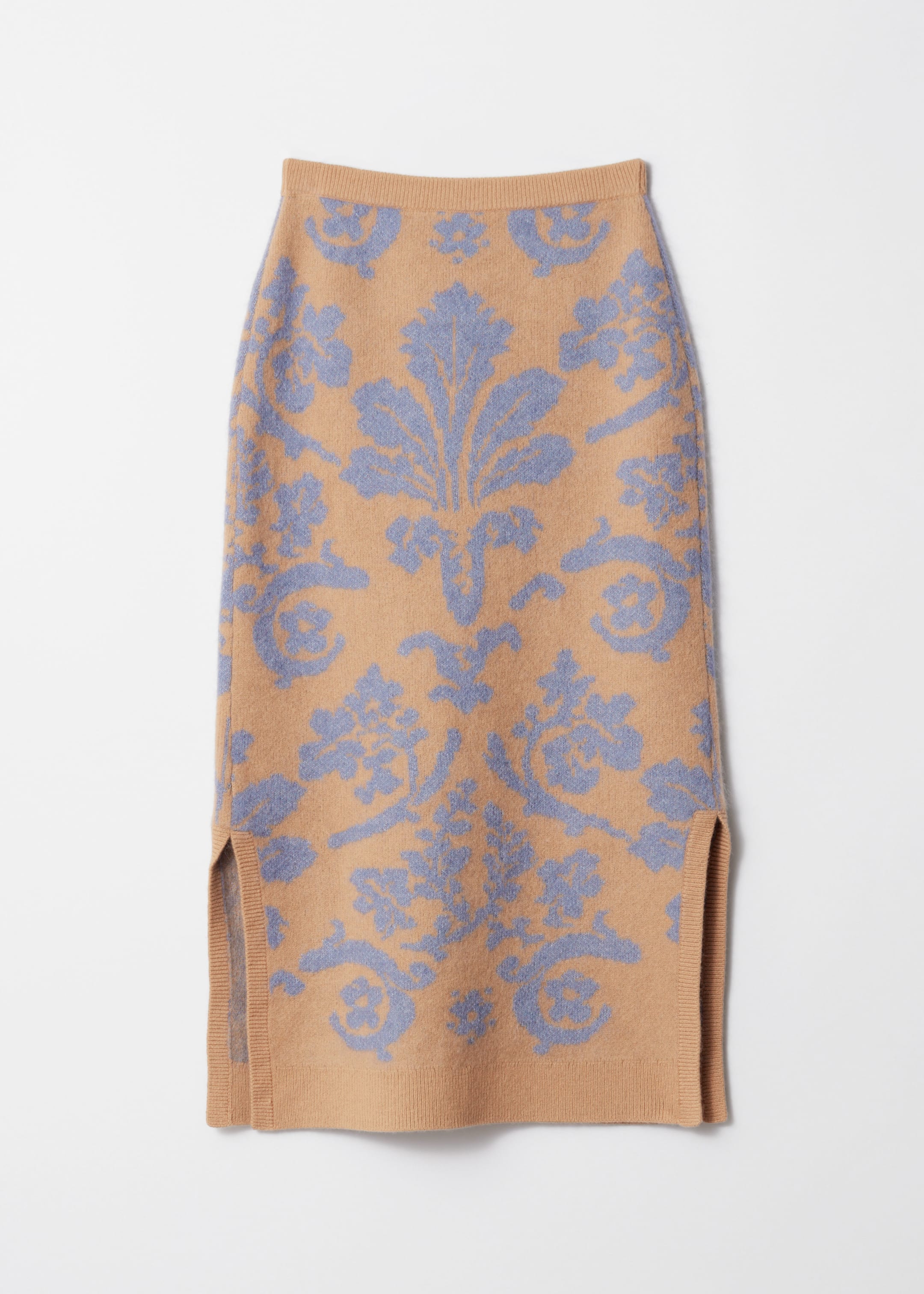 Ver imagem maior: Saia de malha jacquard - Verde/floral - SENHORA | H&M PT 1