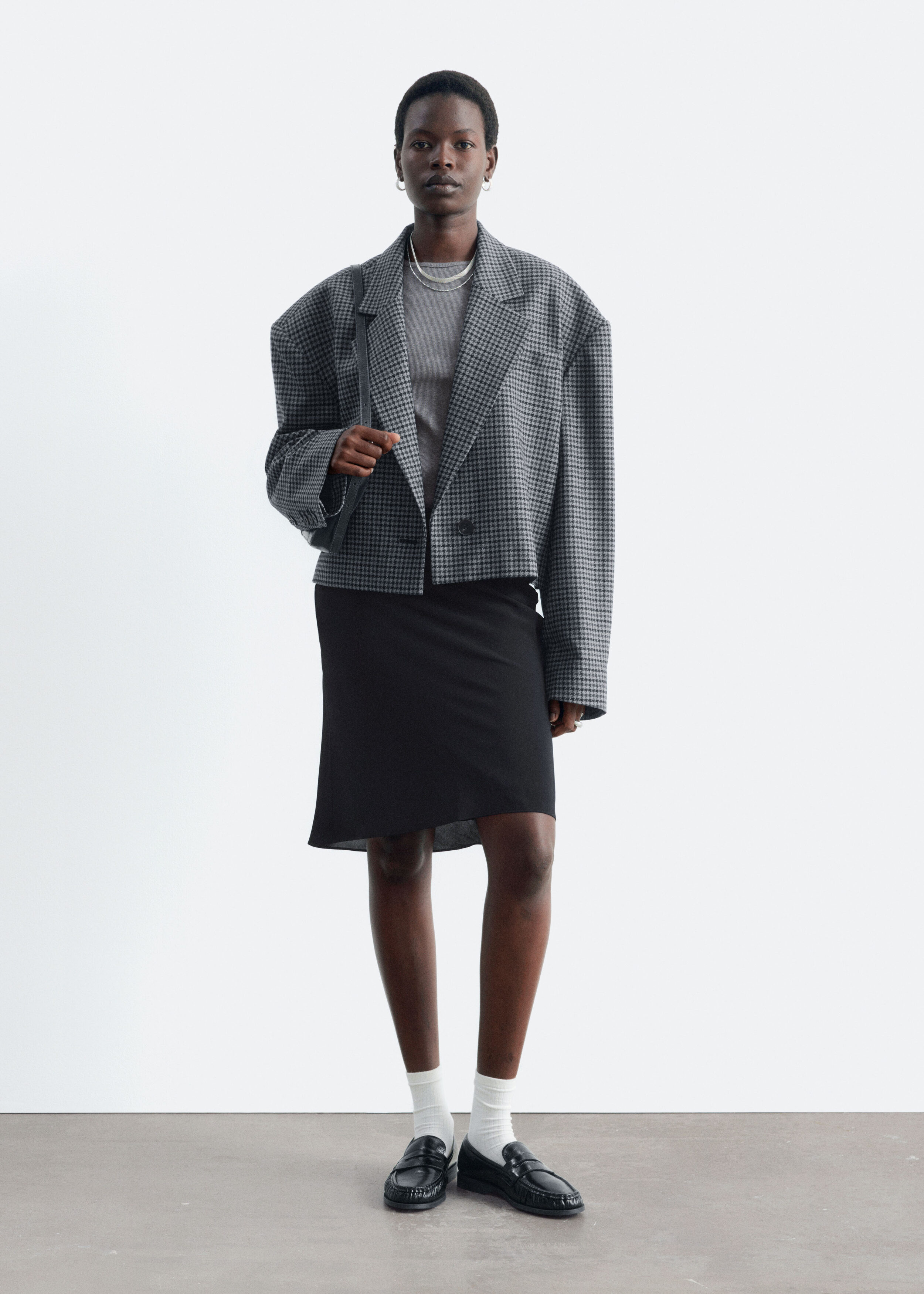 Knee-Length Slip Skirt