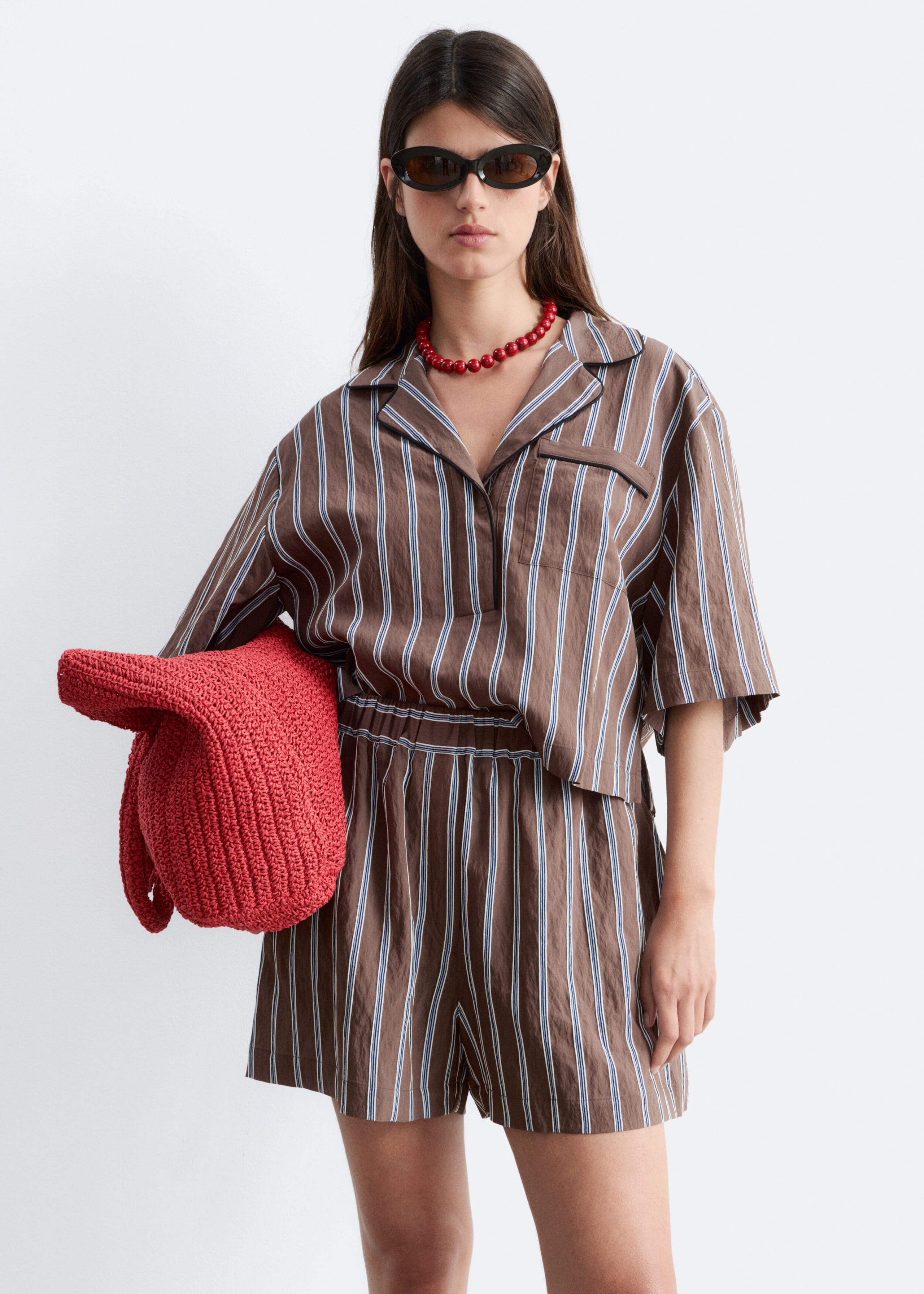 Image of Voluminous Boxer-Style Shorts