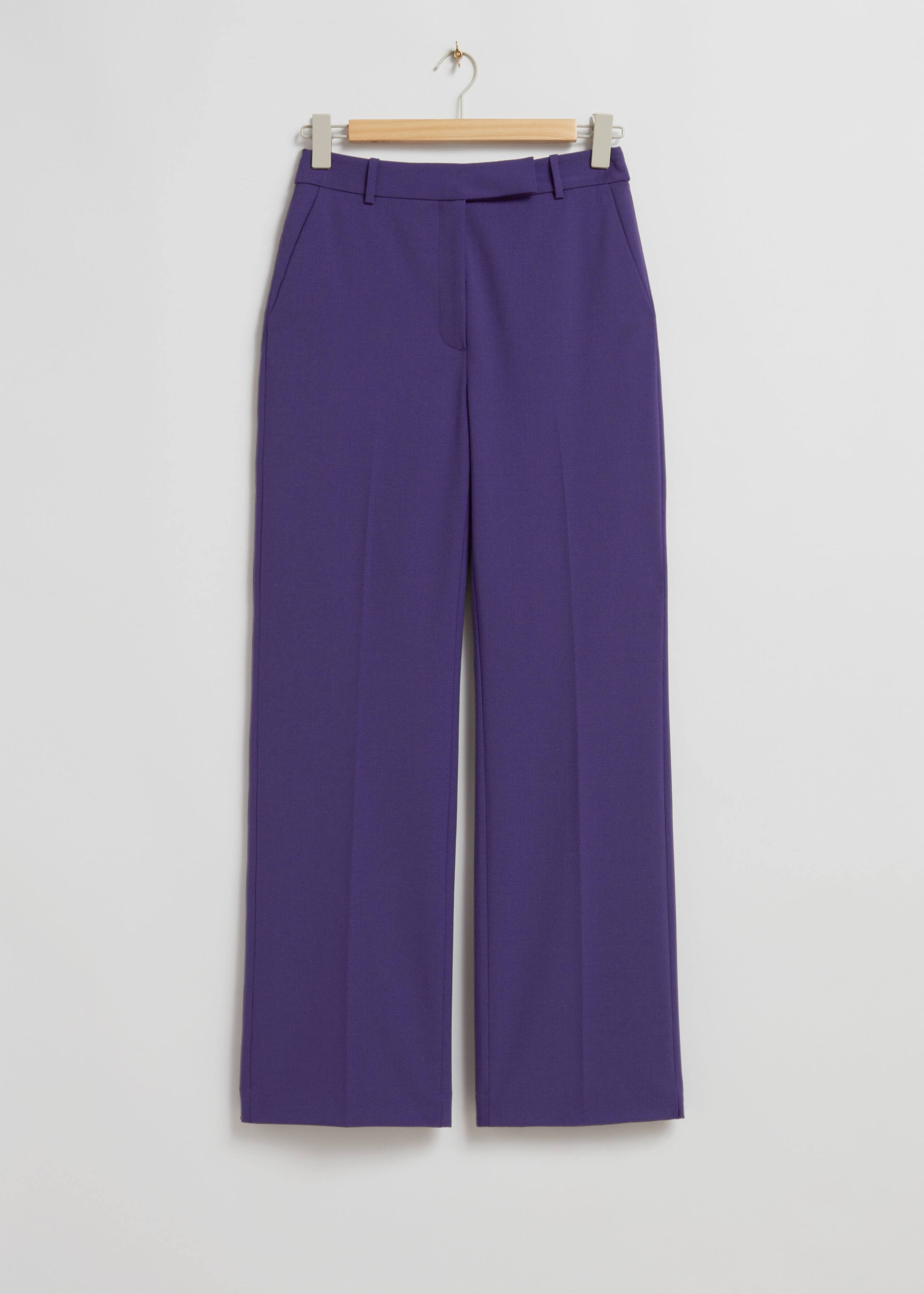 Pantalones sastre - Morado - Bodegón