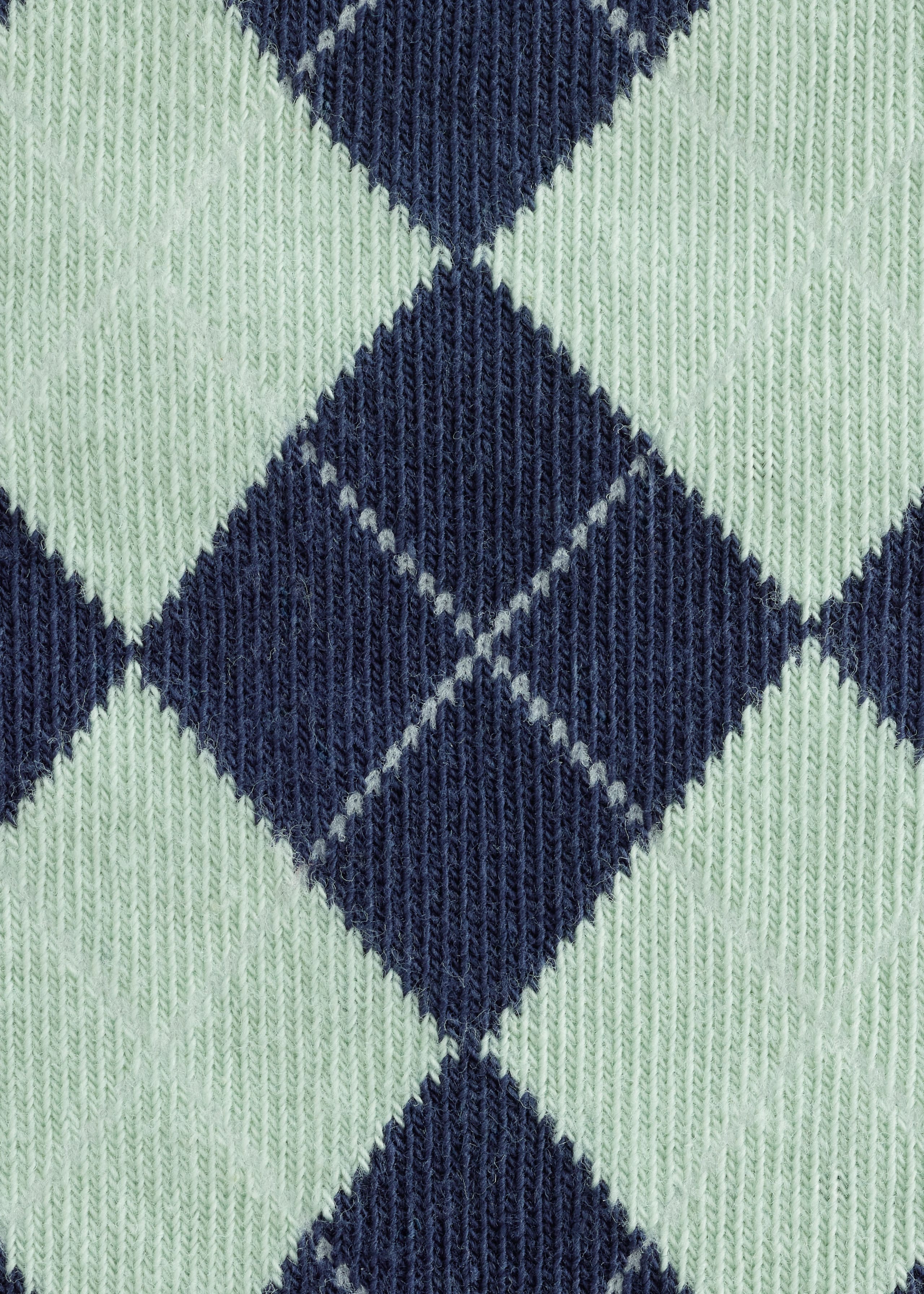 Harlequin Pattern Socks - Vert/Bleu - Still Life