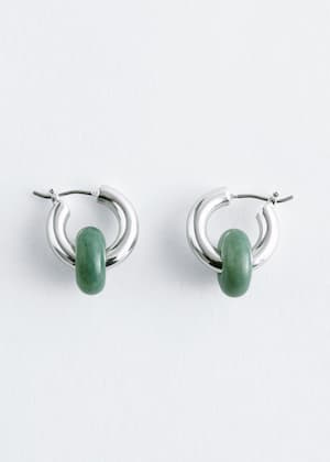 Silver/Green