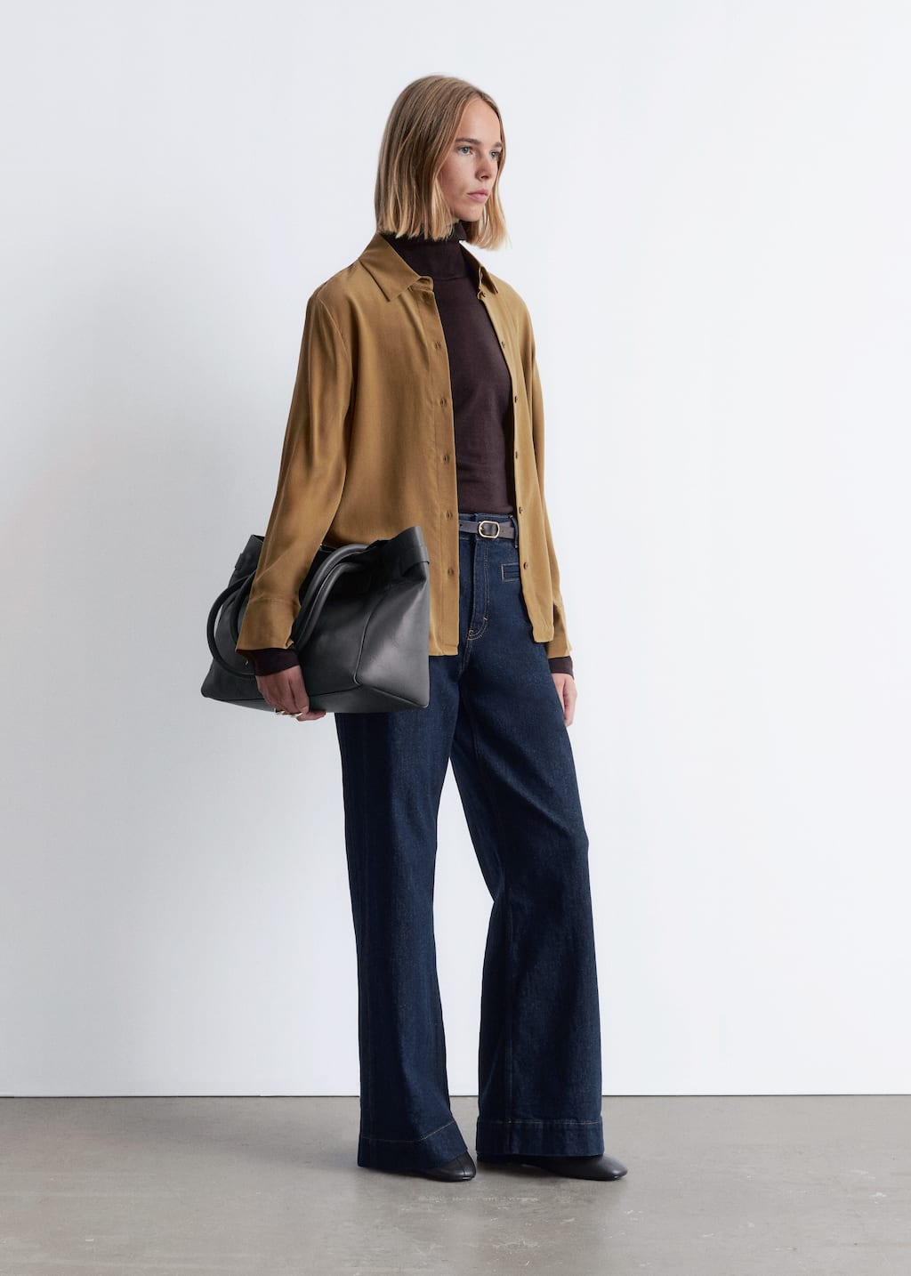 Image of Regular Wide-Leg Jeans