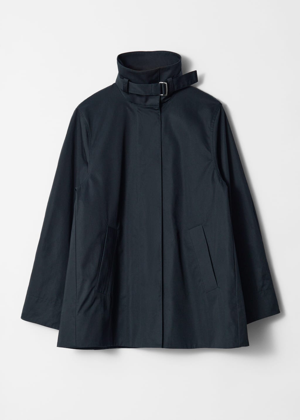Image of A-Linien-Jacke mit Tunnelkragen