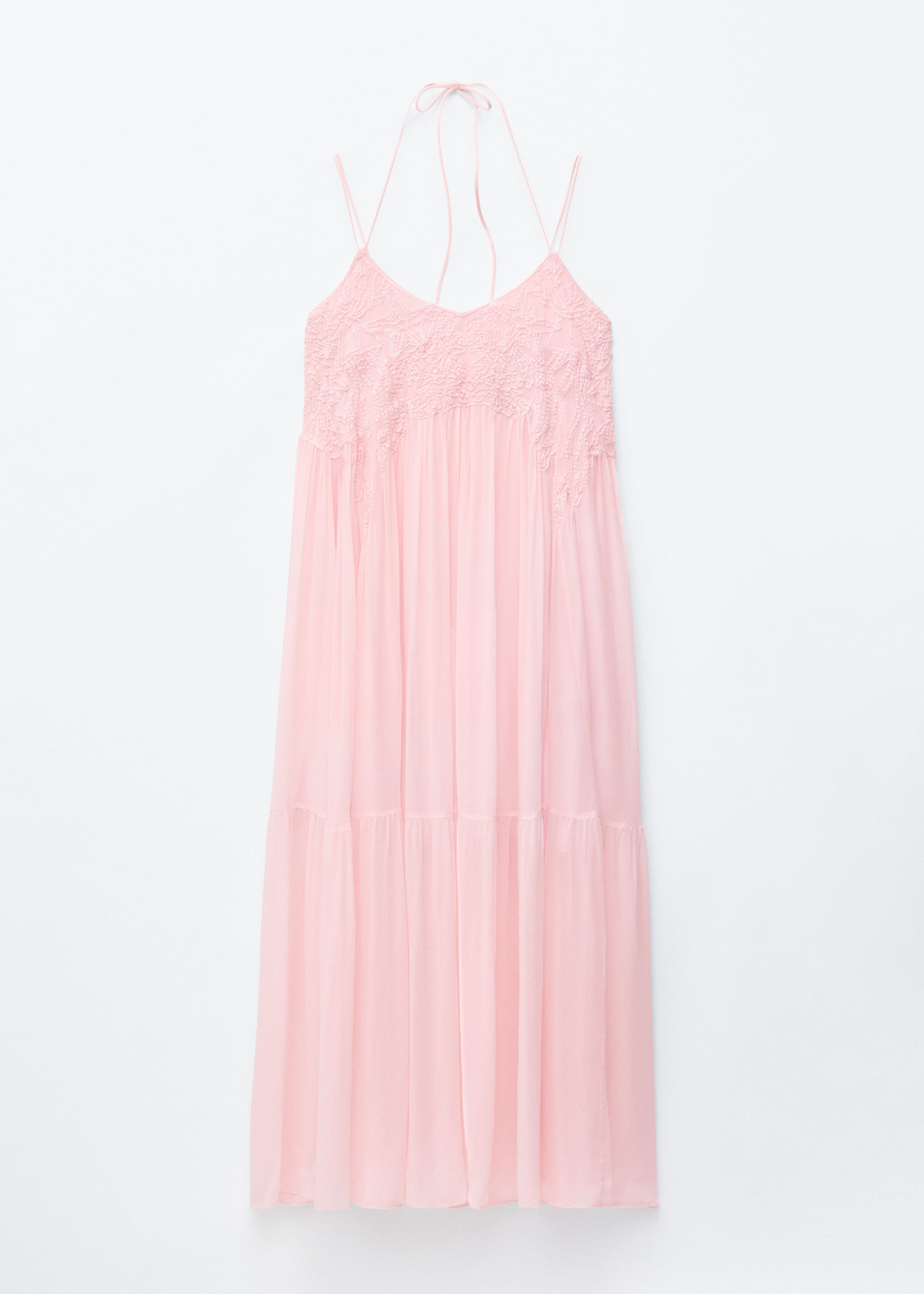 Strappy Embroidered Maxi dress