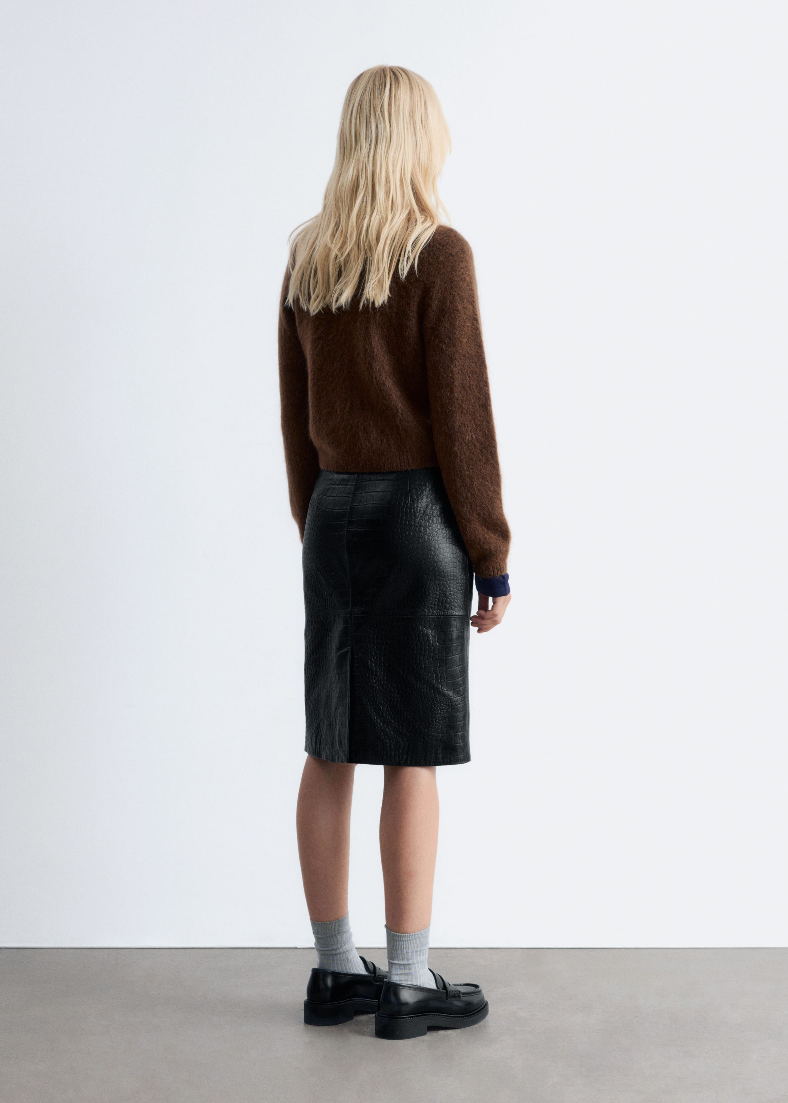 Image of Brushed Knitted Cardigan