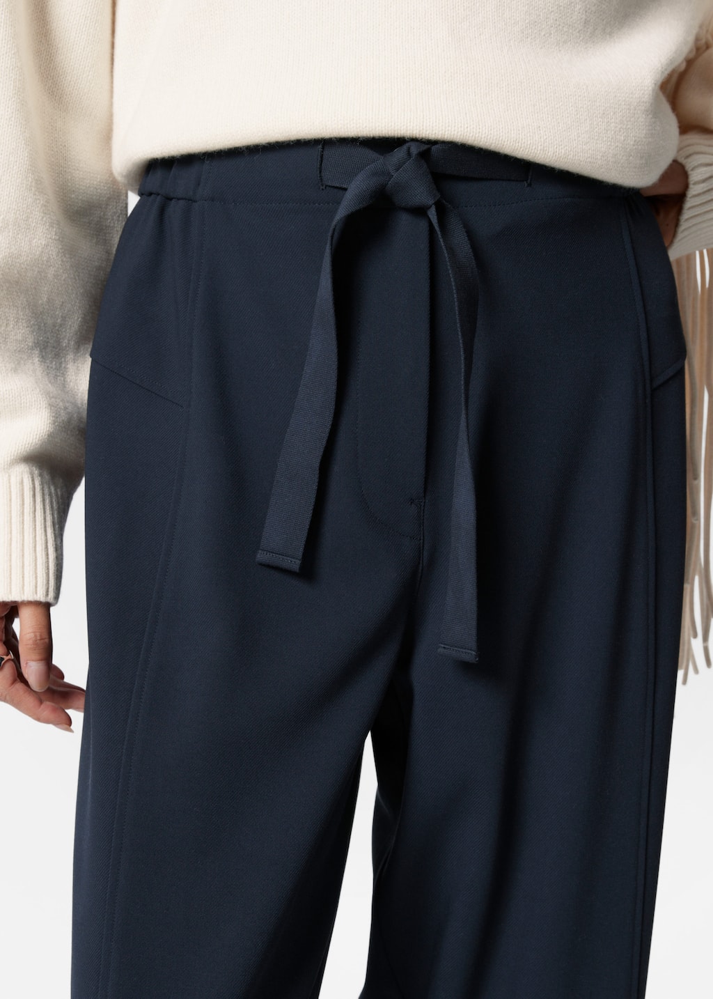 Image of Drawstring Trousers