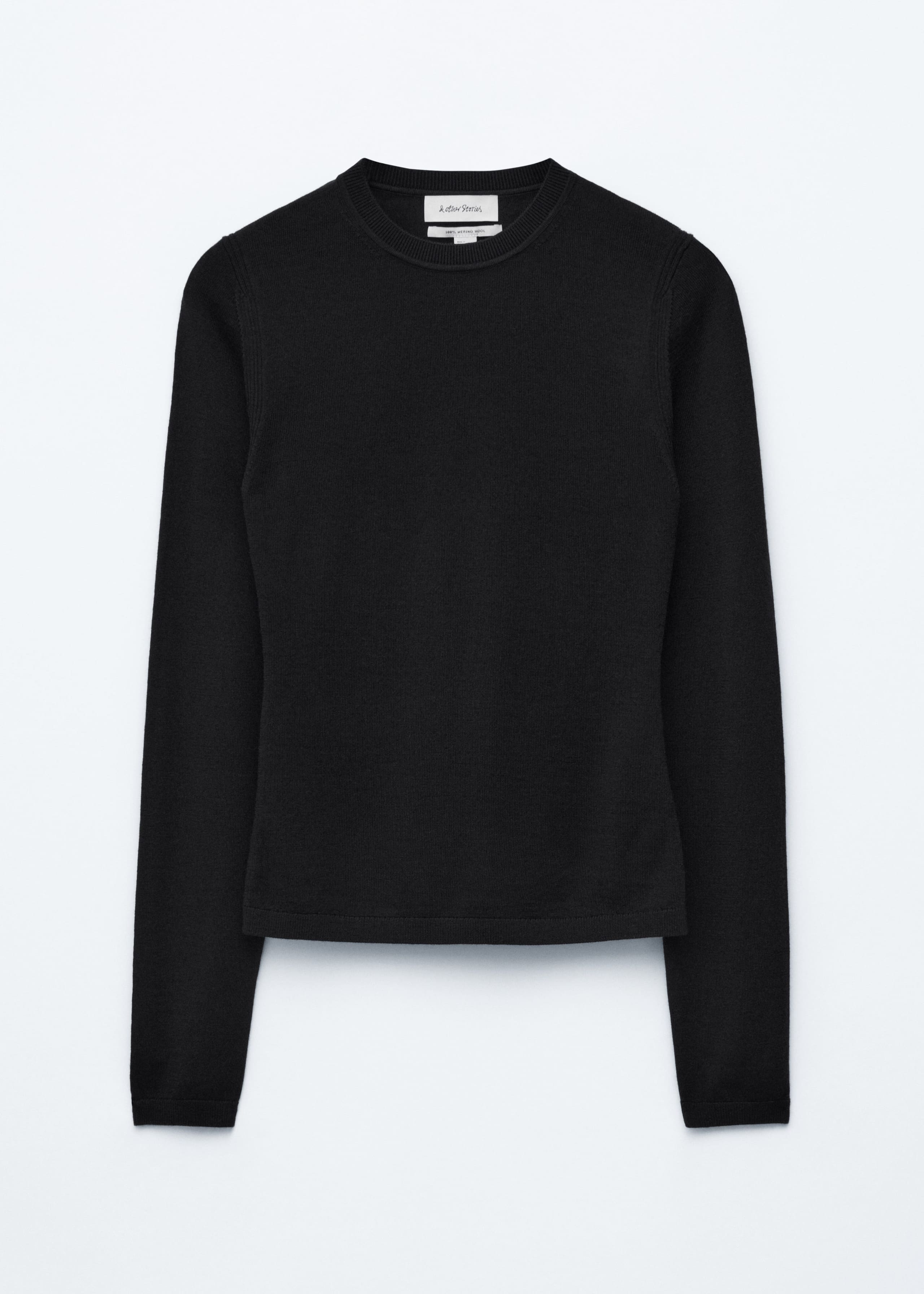 Long-Sleeve Merino Wool Top