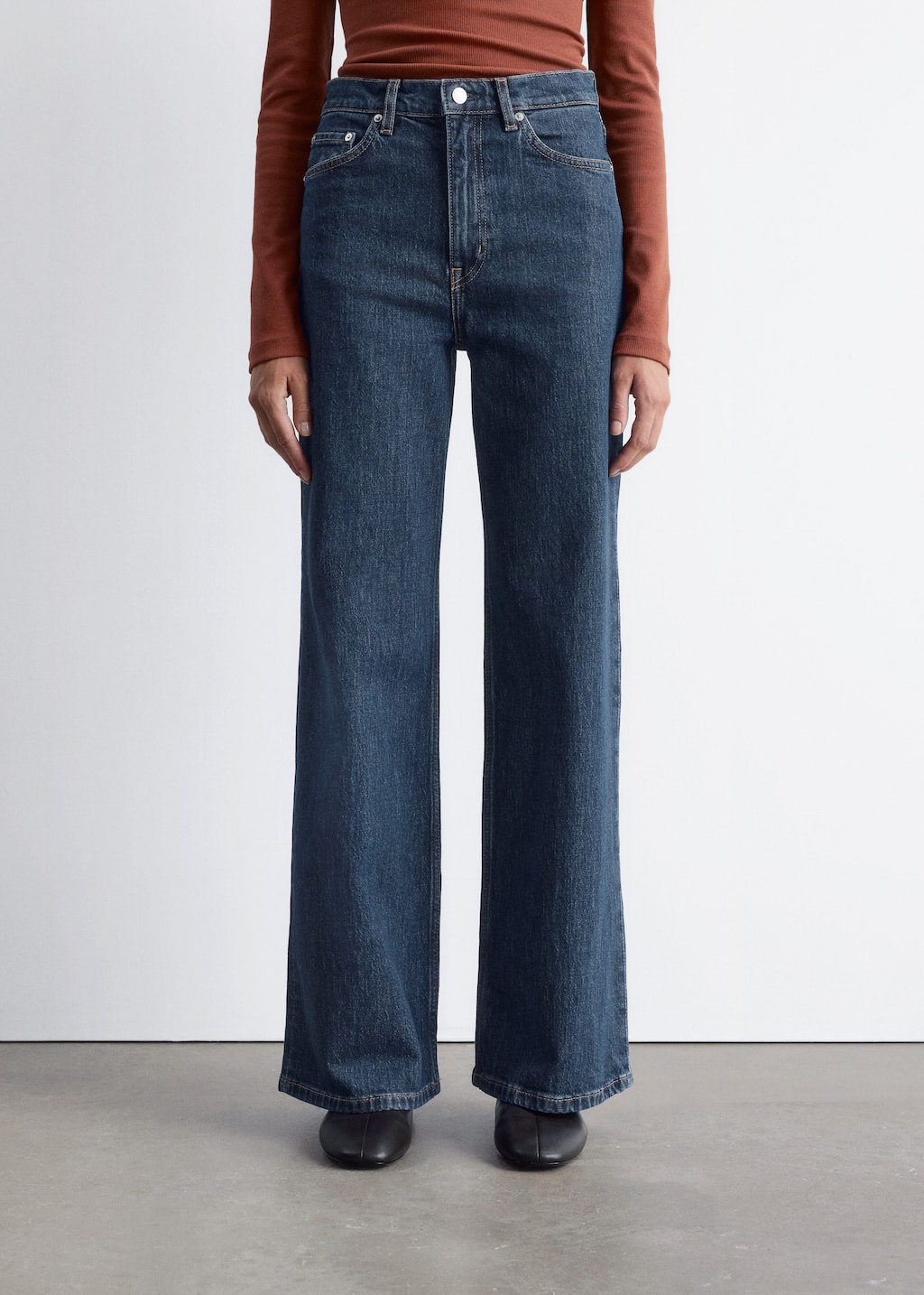 Image of Wide-Leg Jeans