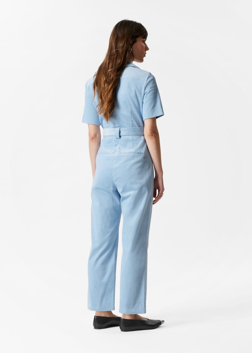 Image of Cord-Jumpsuit mit Gürtel