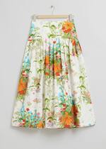 Cream Floral Print