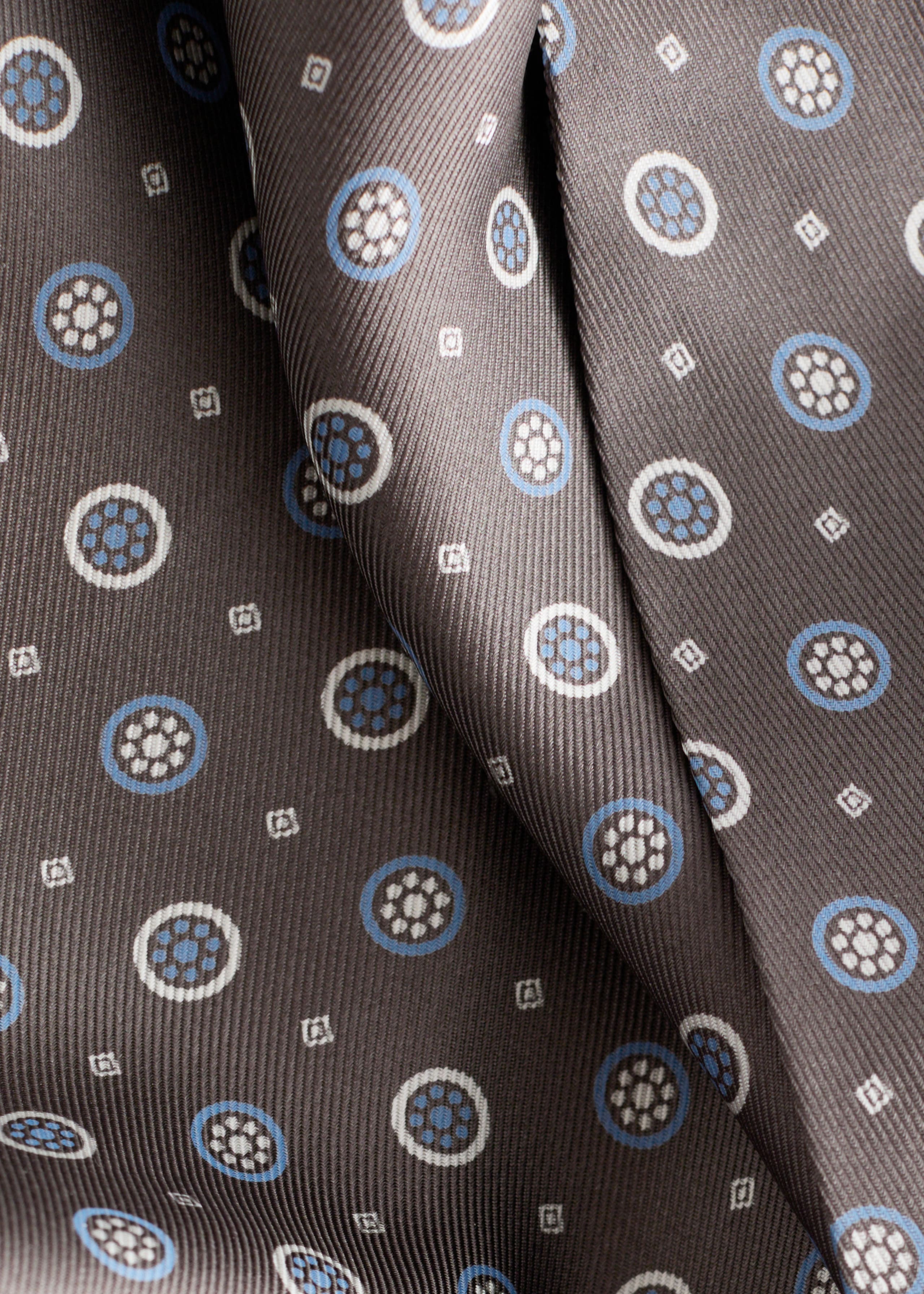 Image of Robe portefeuille courte en soie