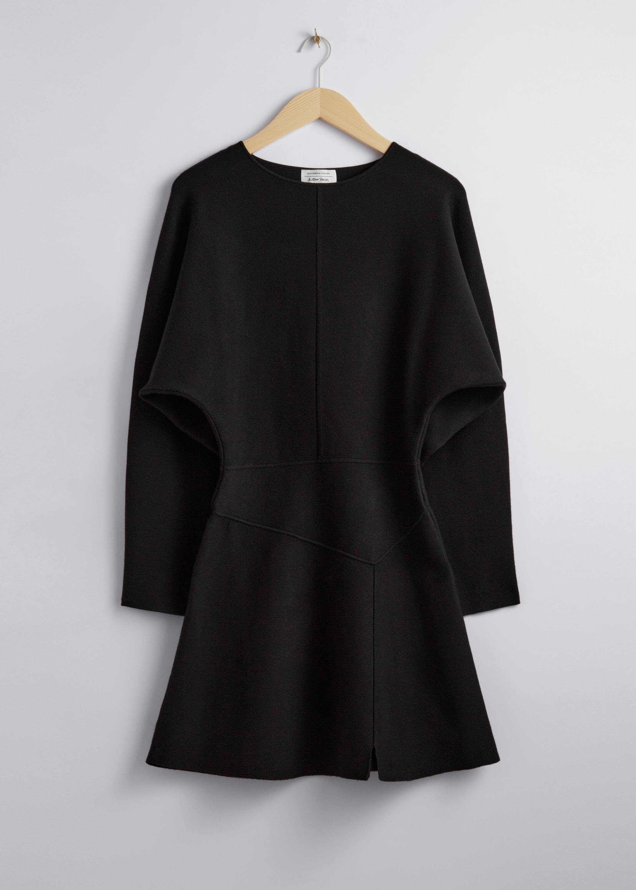 Ingrandisci l'immagine: Dolman Sleeve Mini Dress - Black - DONNA | H&M CH 1