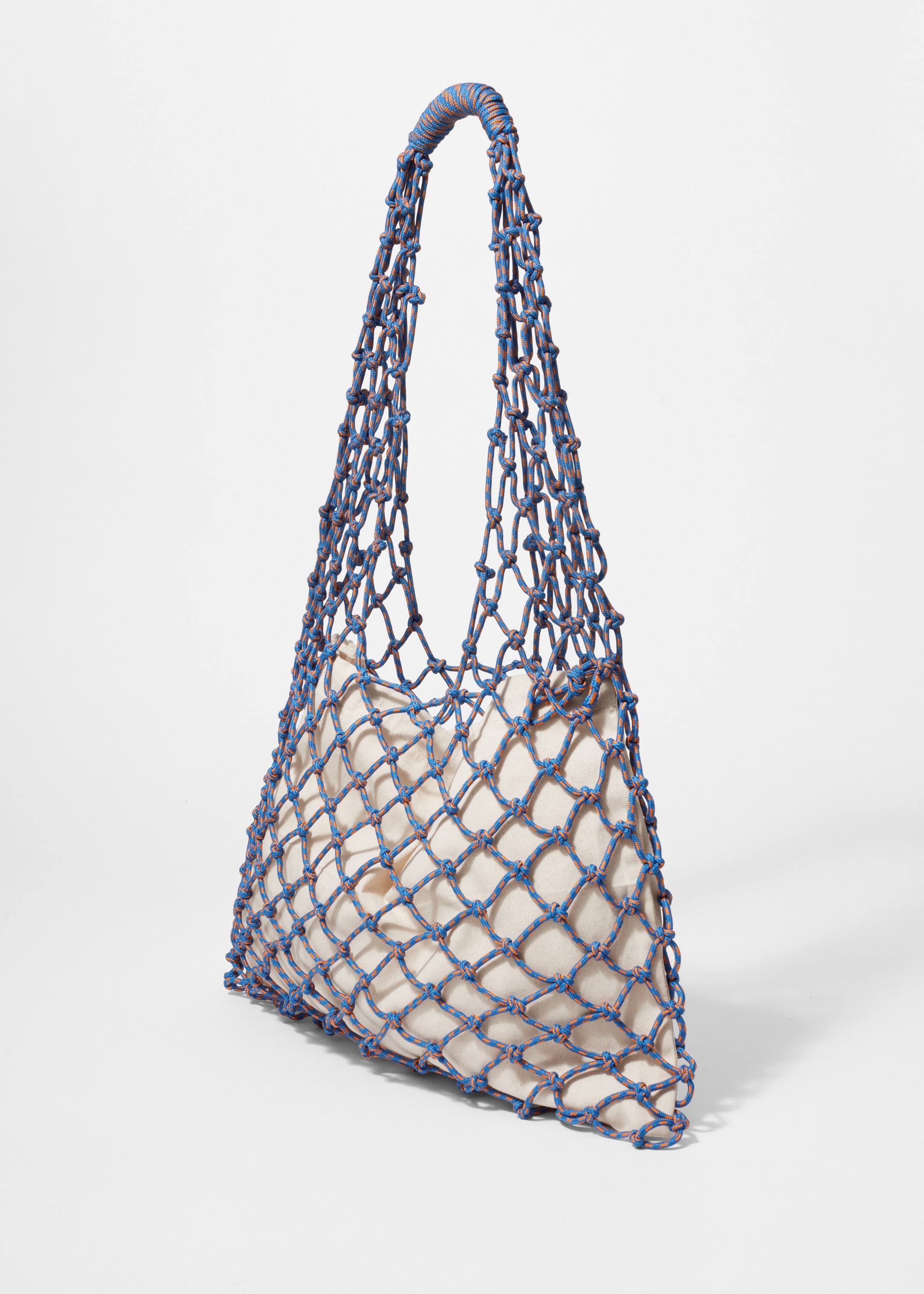 Ver imagem maior: Fishnet Cord Tote Bag - Azul celeste - SENHORA | H&M PT 4