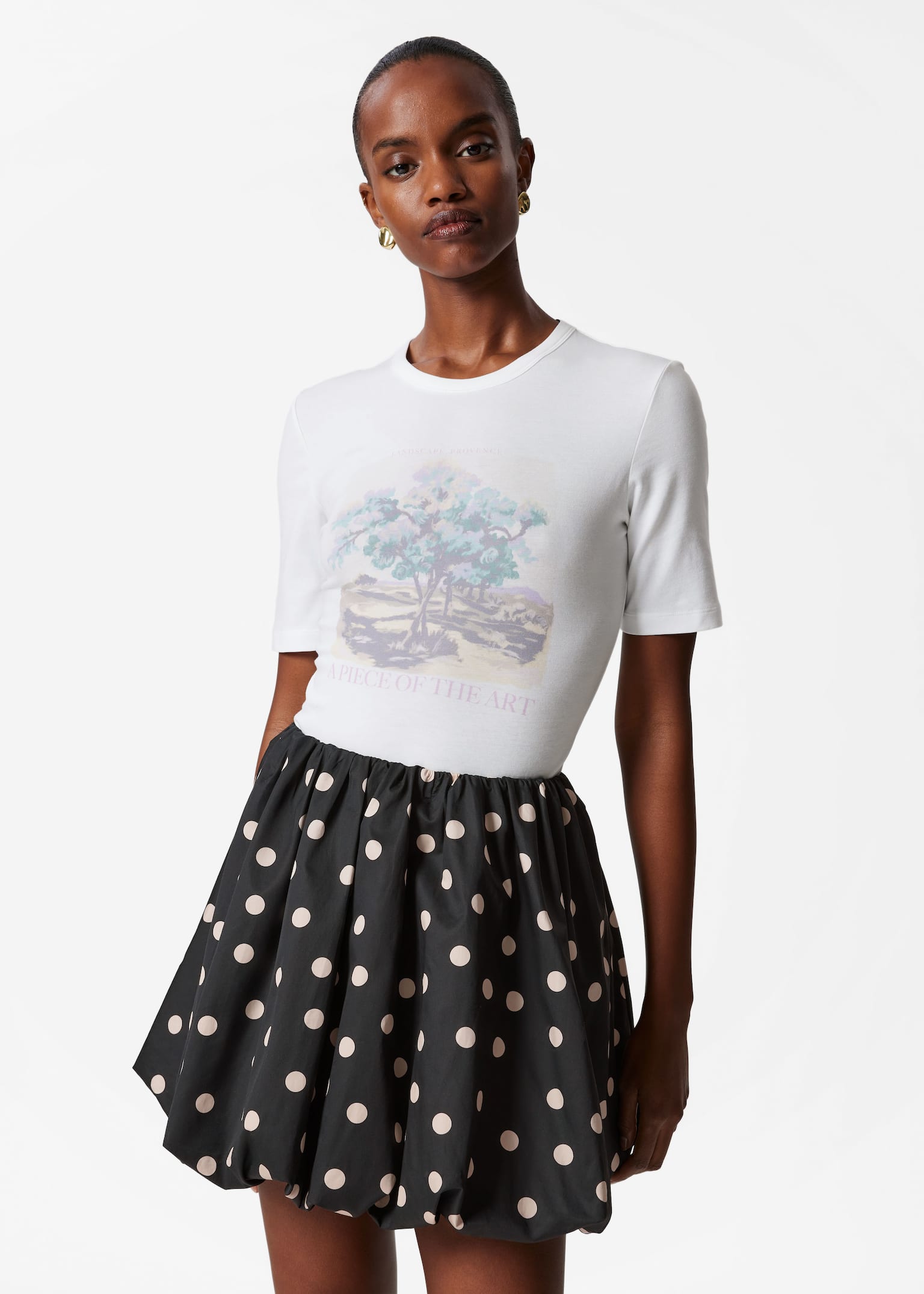 Tricou cu imprimeu - White/Imprimeu floral