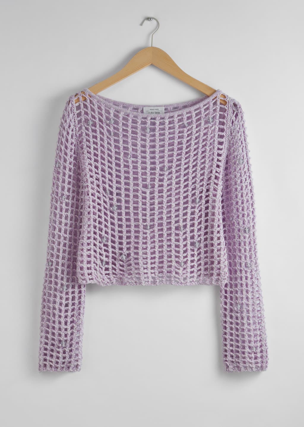 Haut crocheté à perles - Lilac - Still Life