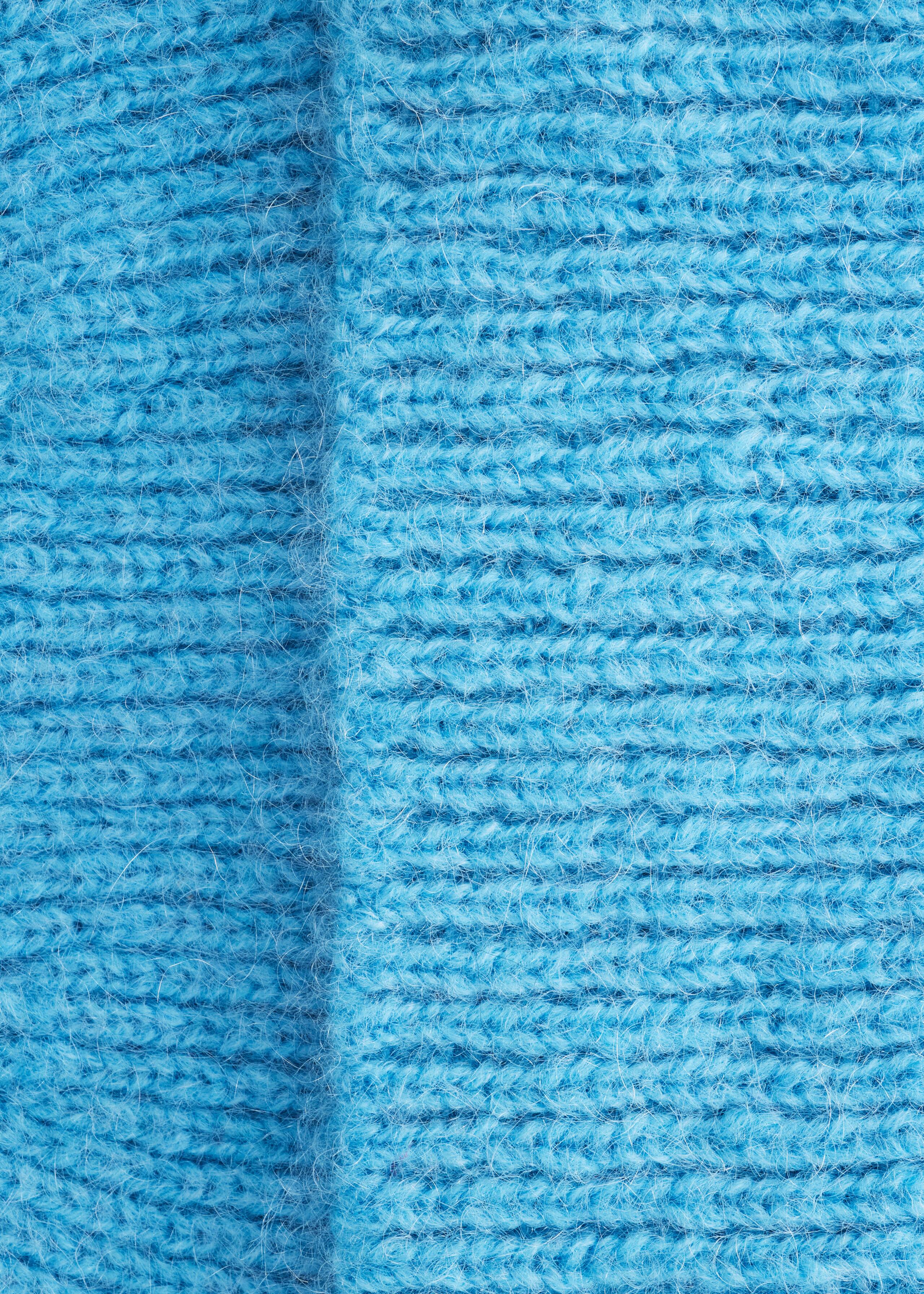 Wool Blend Beanie Turquoise