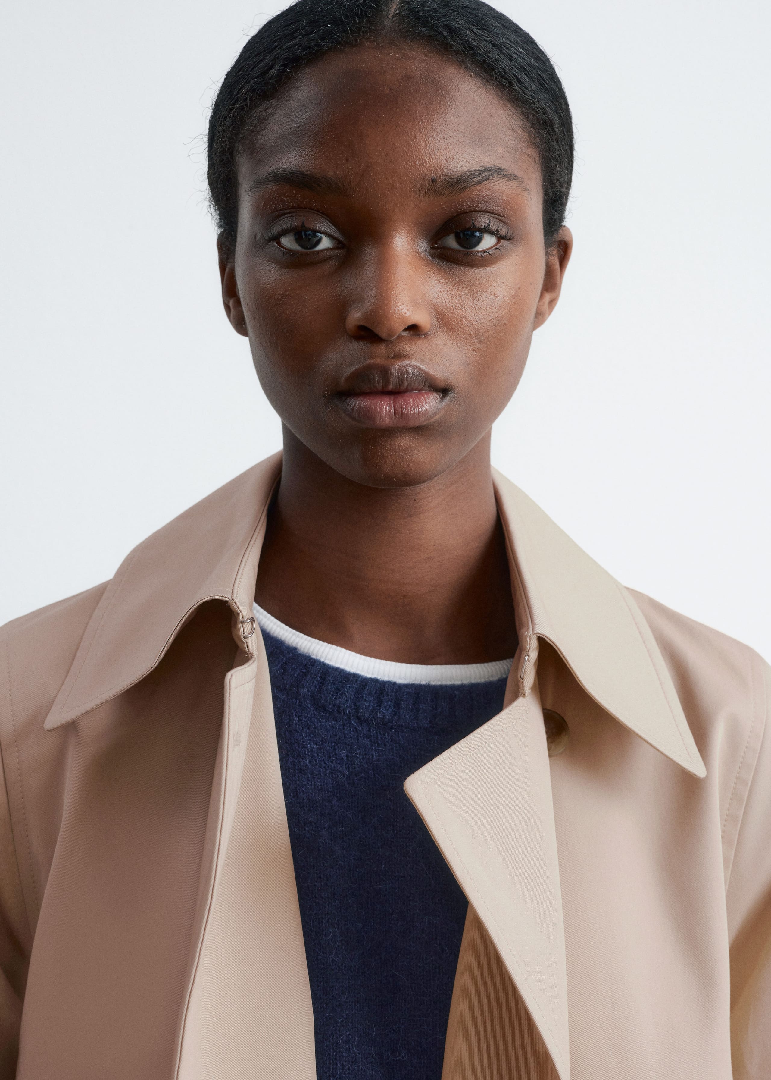 Image of Kurze Trenchcoat-Jacke