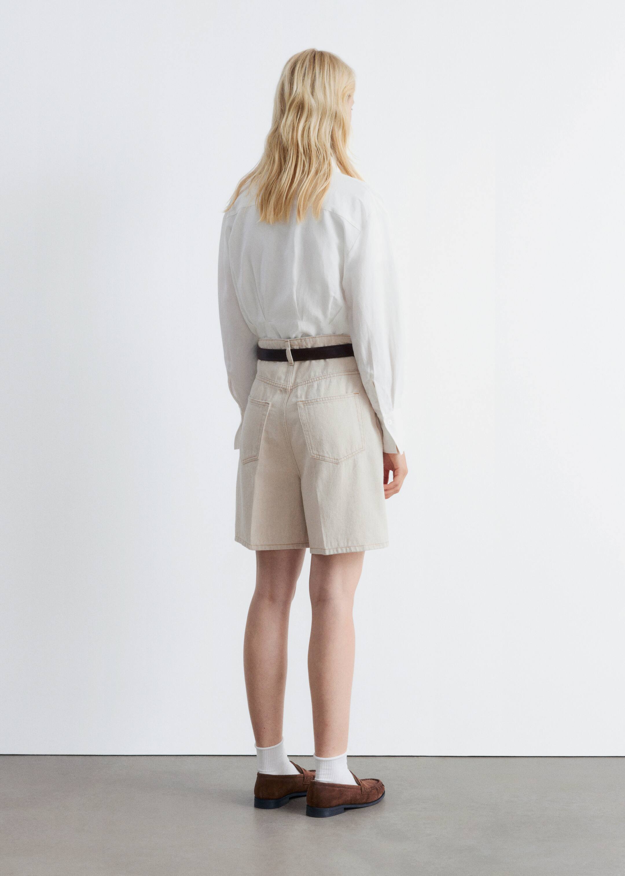 View larger image: Tapered Shirt - White - Ladies | H&M GB 5