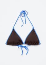Marrone scuro/Blu