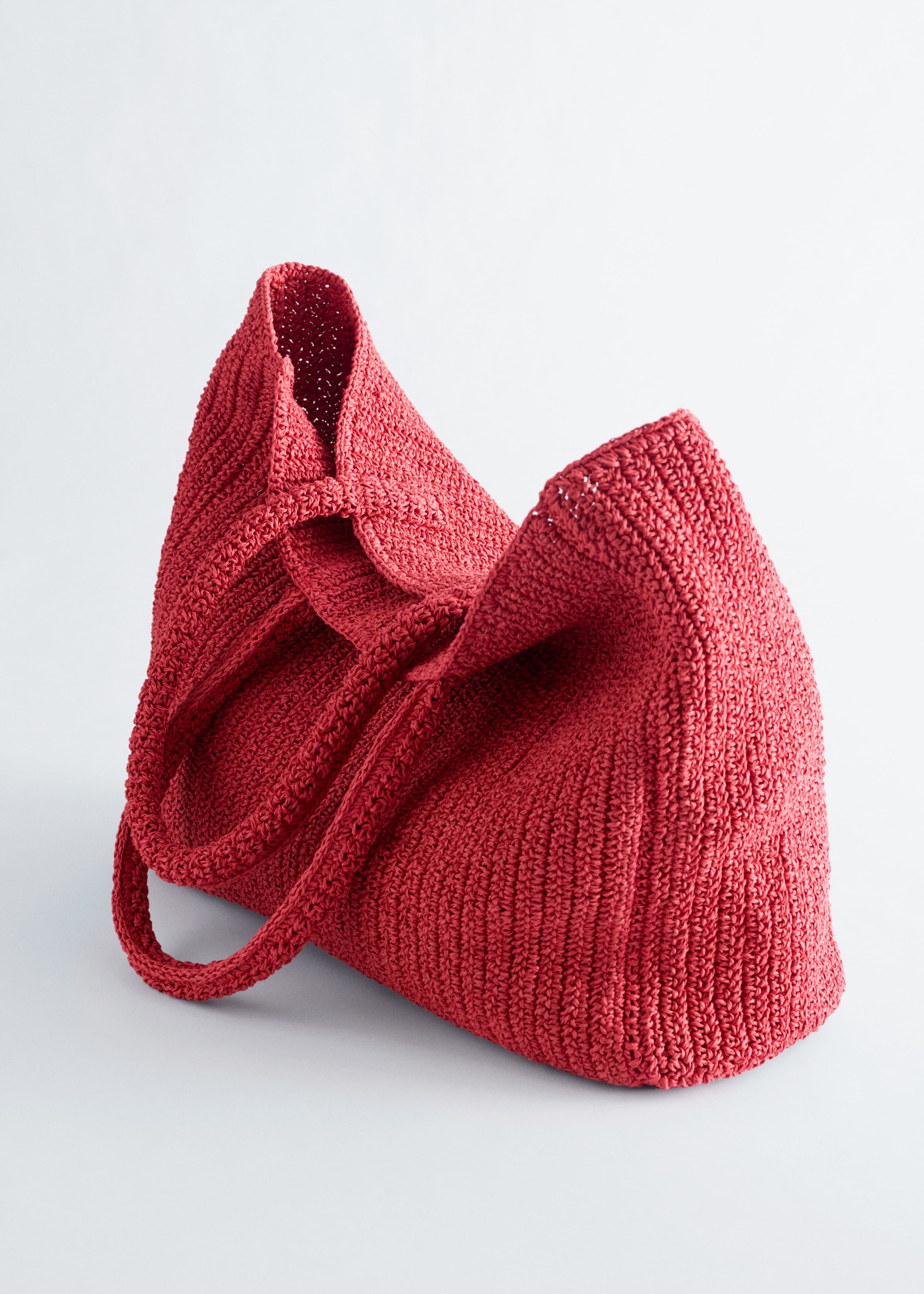 Paper Straw Tote Bag - Beige - Still Life