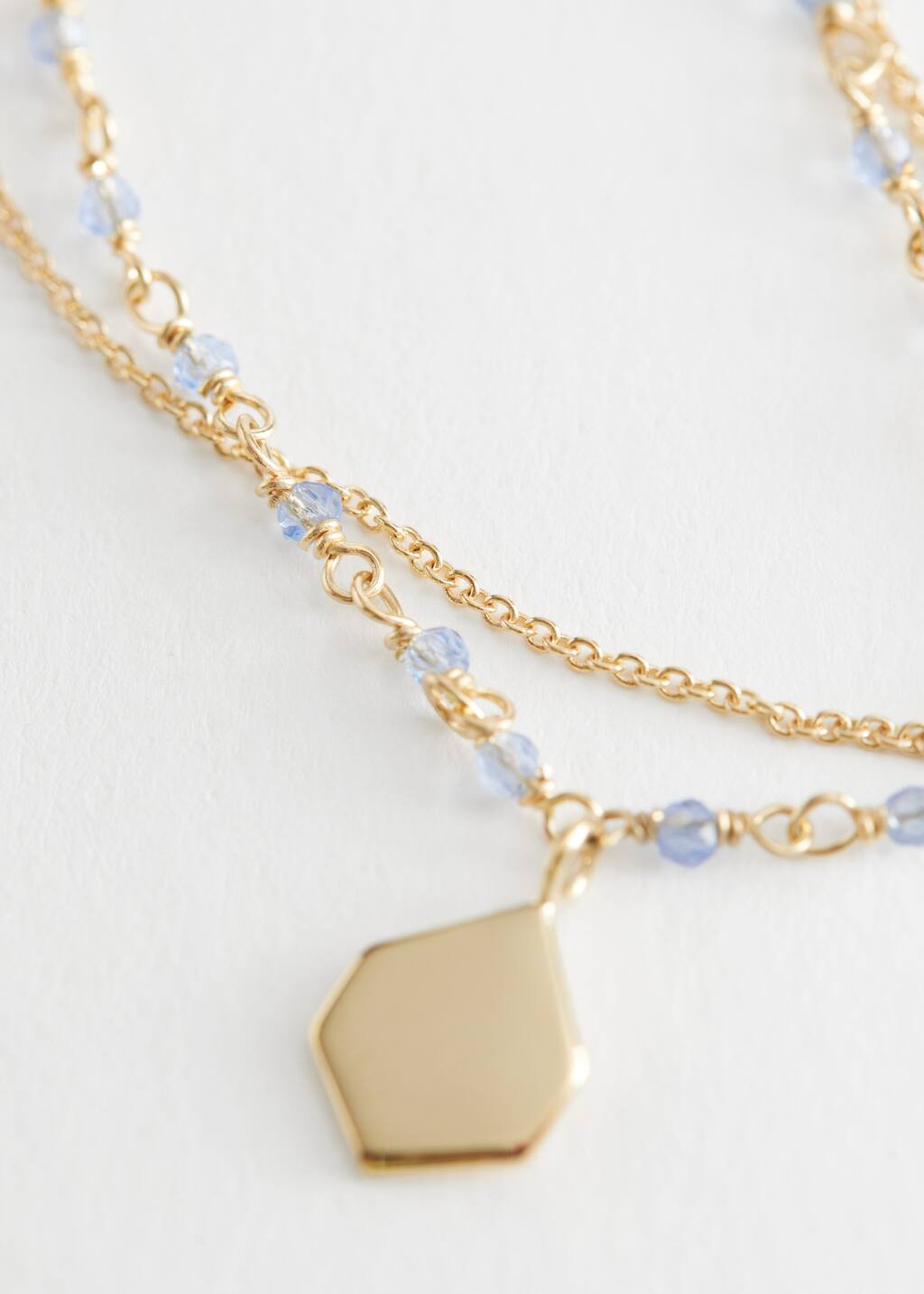 Layered Bead Link Bracelet - {{variantName}} - Detalle descriptivo