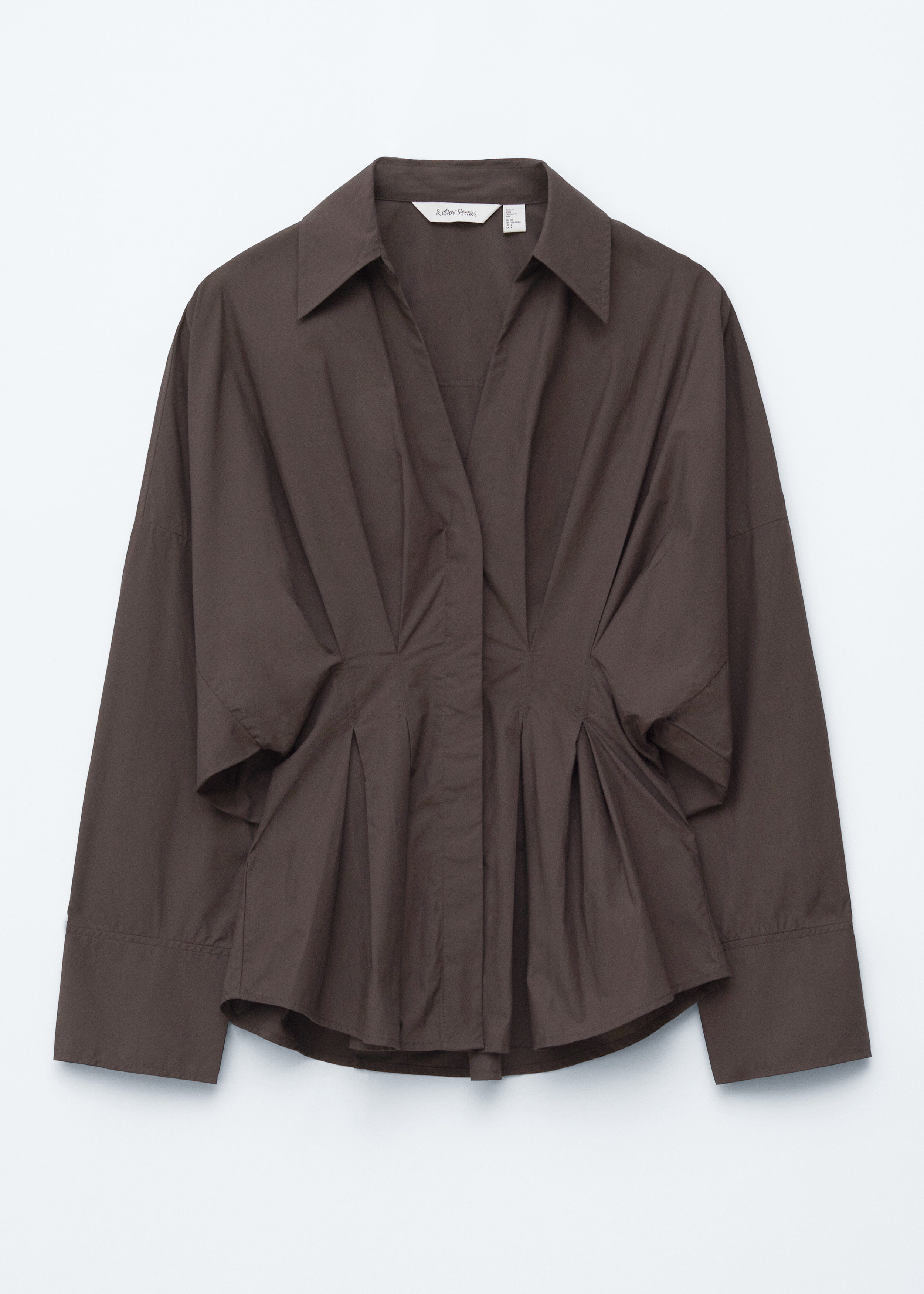 Fitted-Waist Cotton Shirt