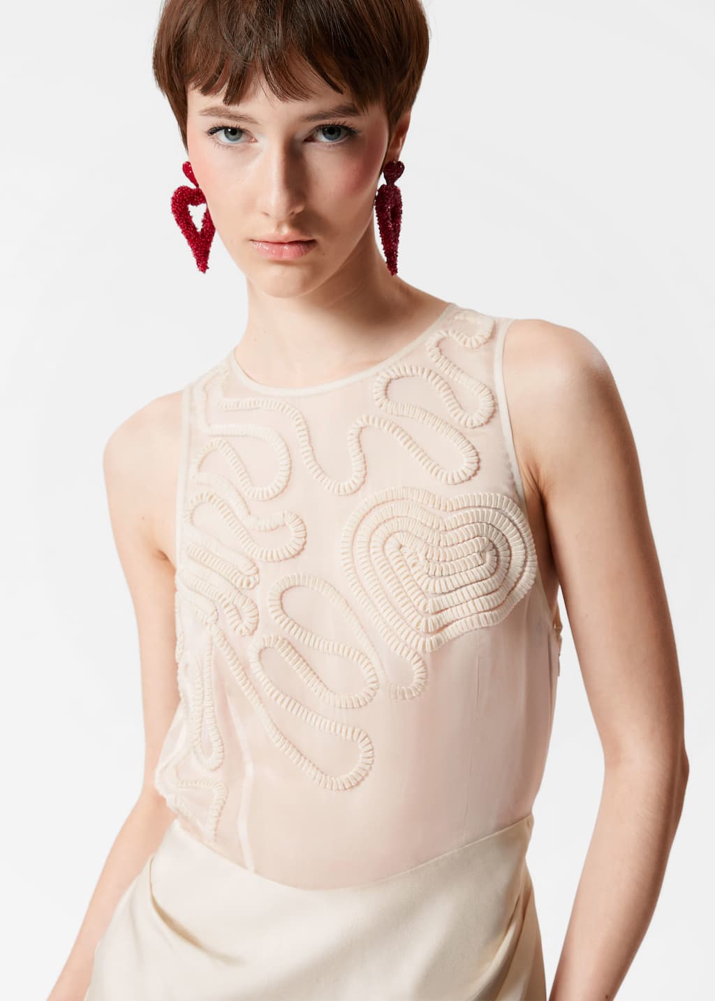 Image of Maxikleid mit Stickerei