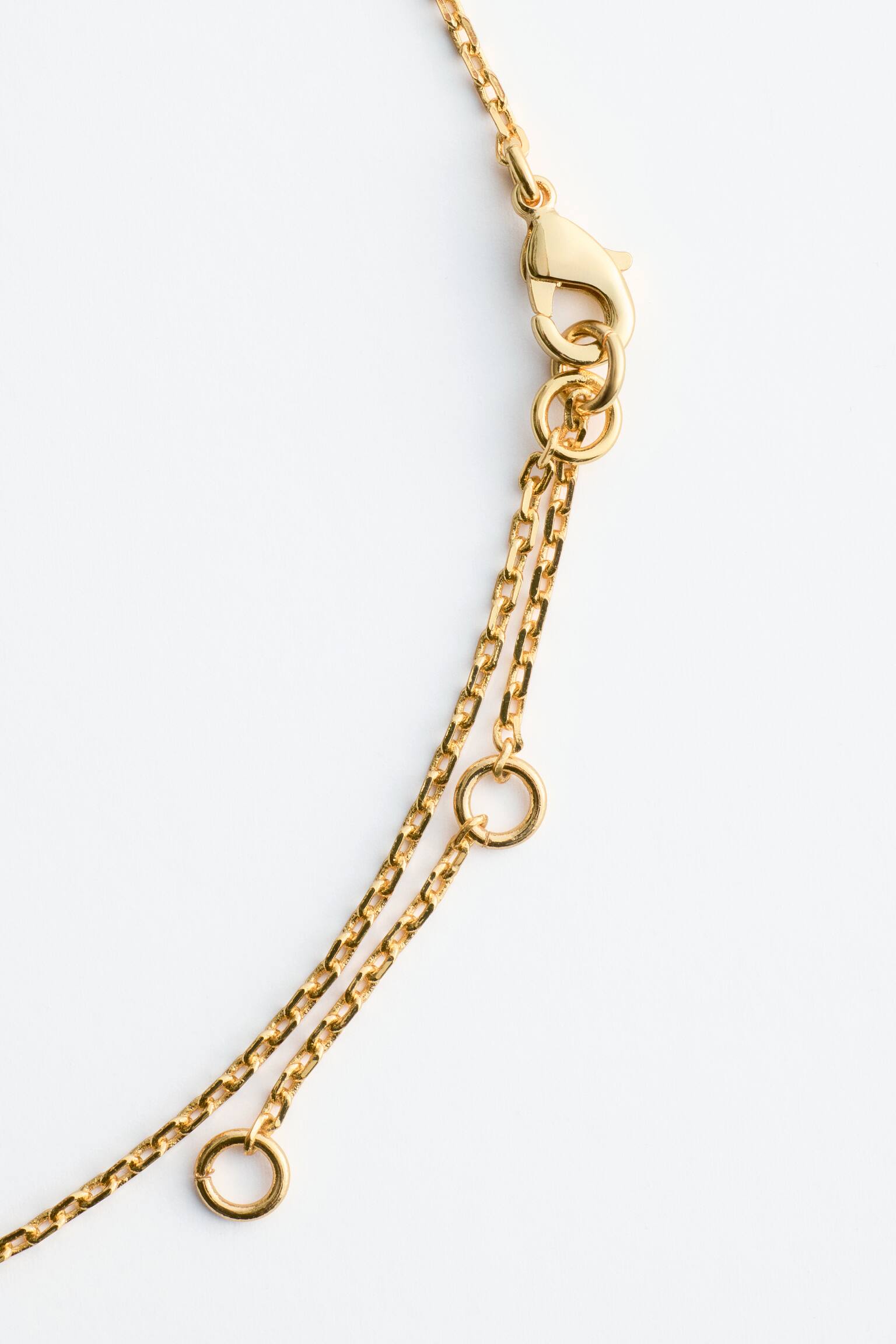 Collana con ciondolo a cuore - Oro/Argento - 4