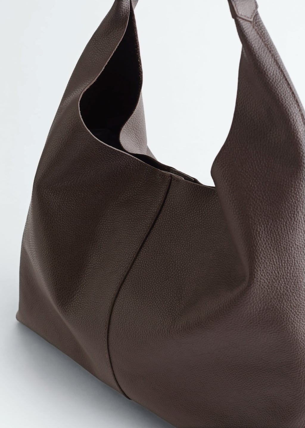 Image of Borsa tote grande in pelle
