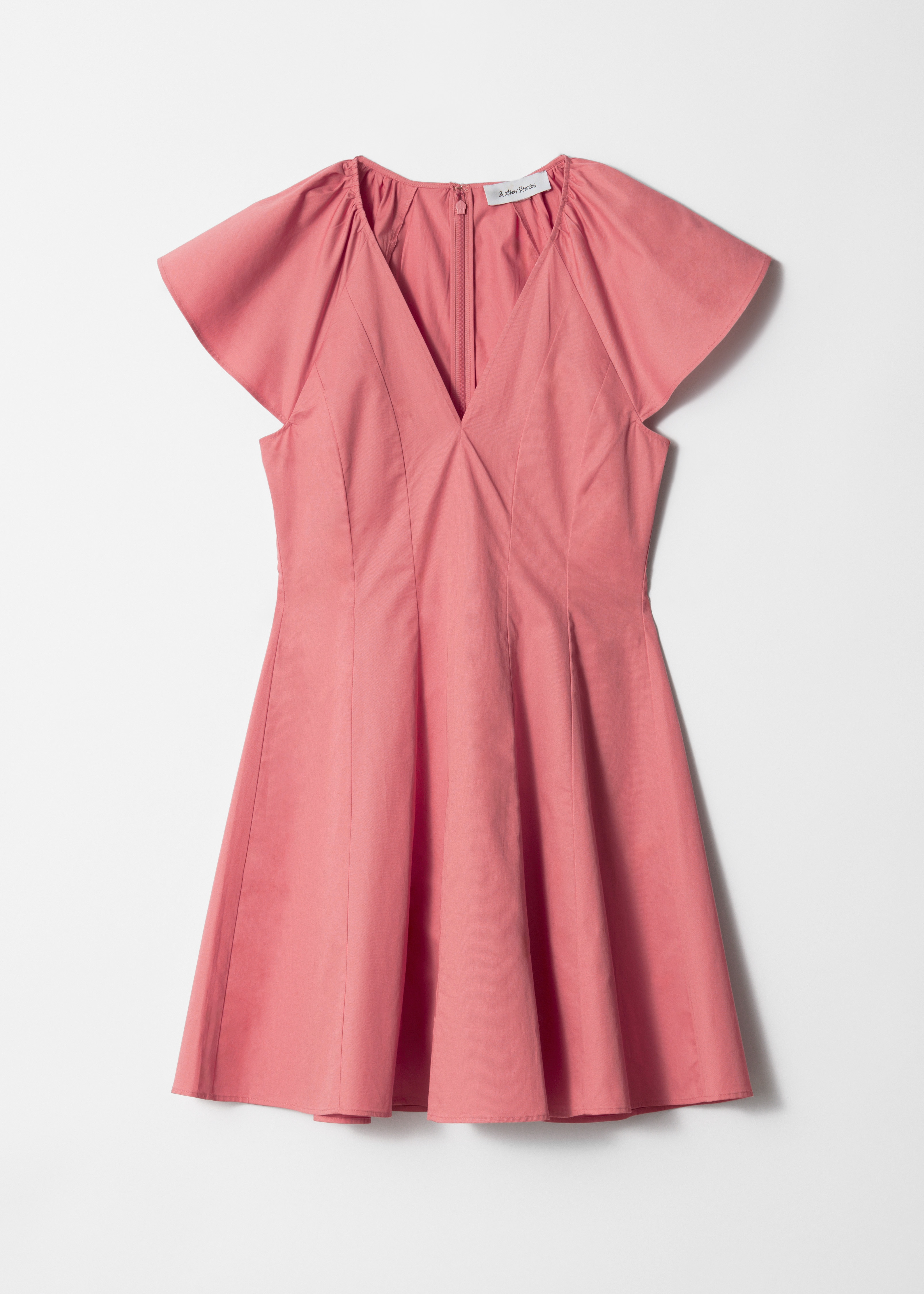 Mini abito svasato - Rosa/Nero