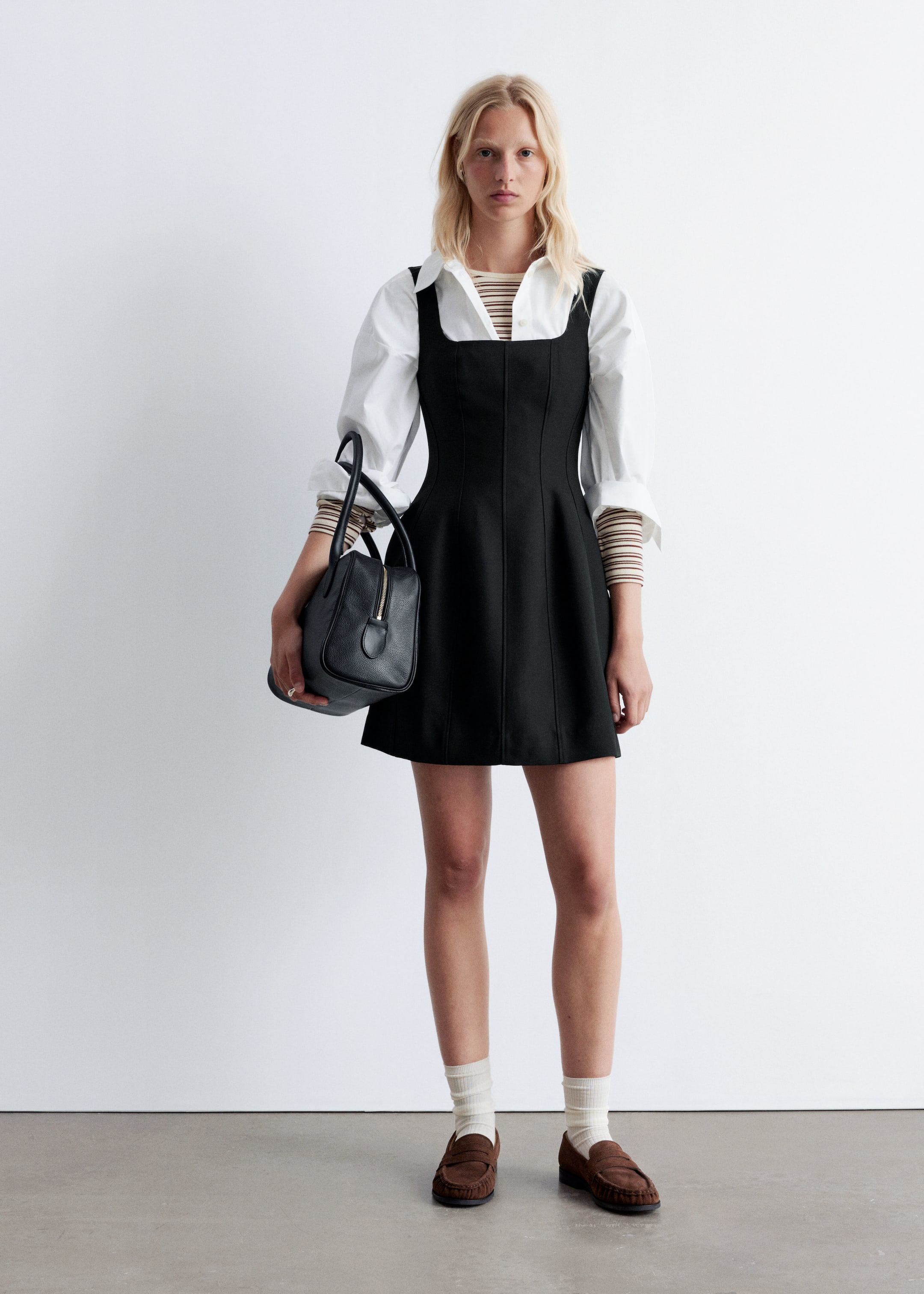 Se større billede: Mini-korsetkjole - Sort - DAME | H&M DK 1