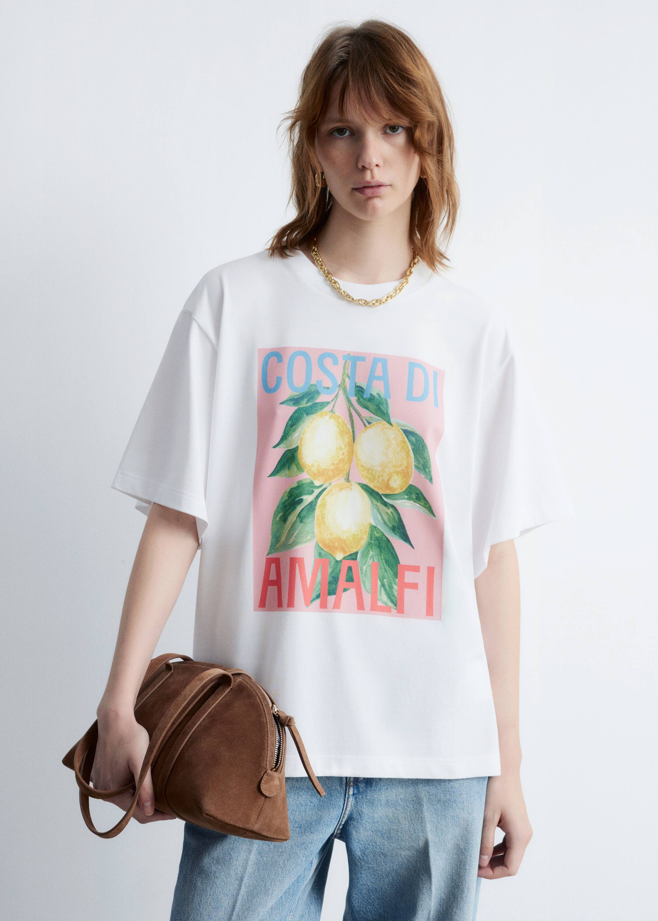 Ver imagem maior: T-Shirt com estampado oversized - Estampado branco - SENHORA | H&M PT 2
